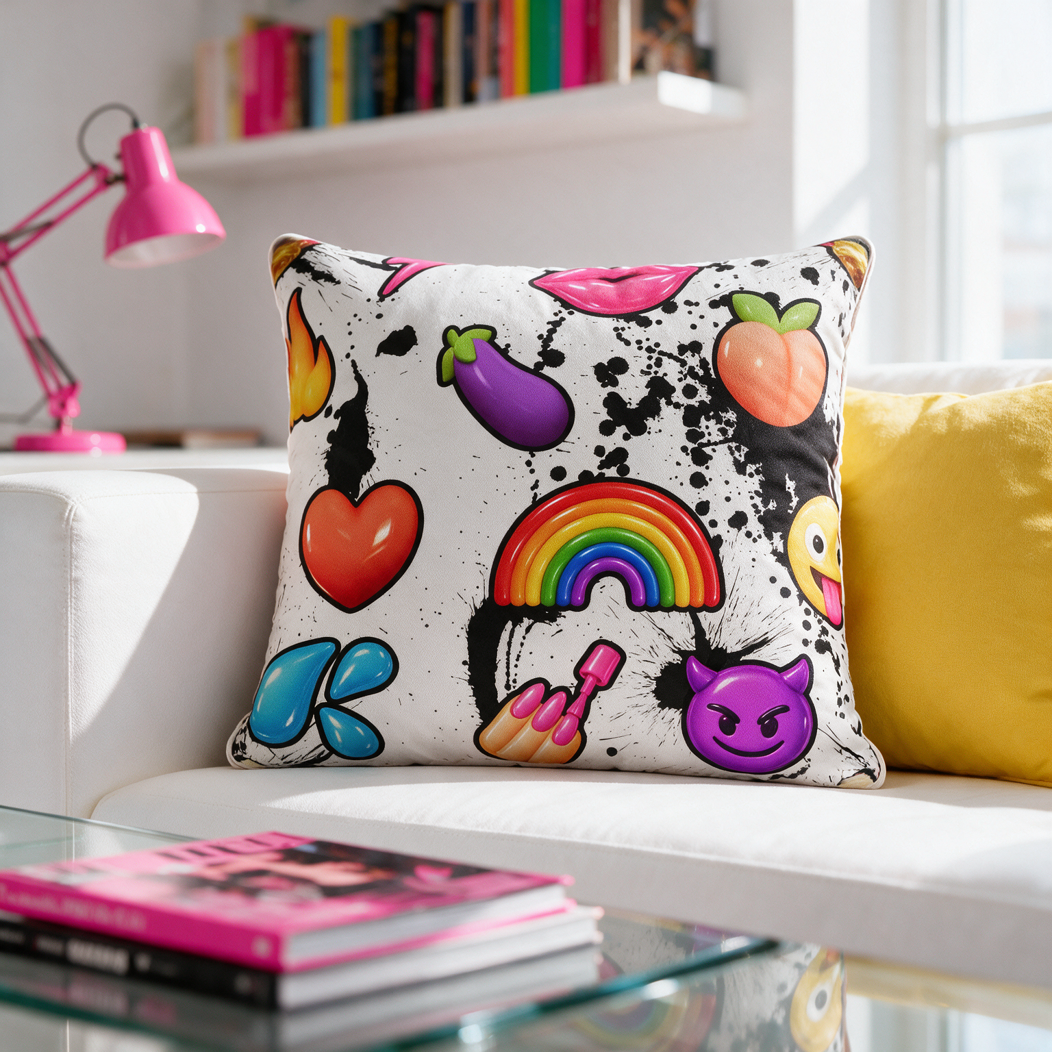 NQ Universe Pattern: Emoji | Cushion