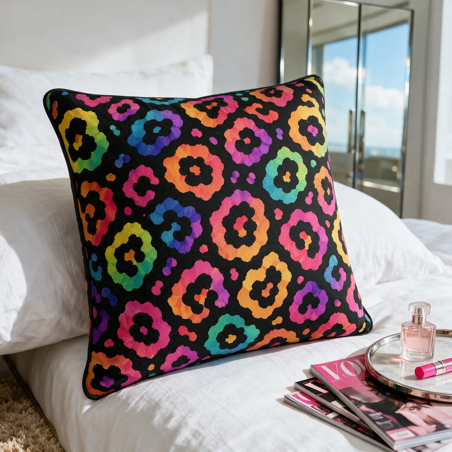 NQ Universe Pattern: Spectrum Leopard | Cushion