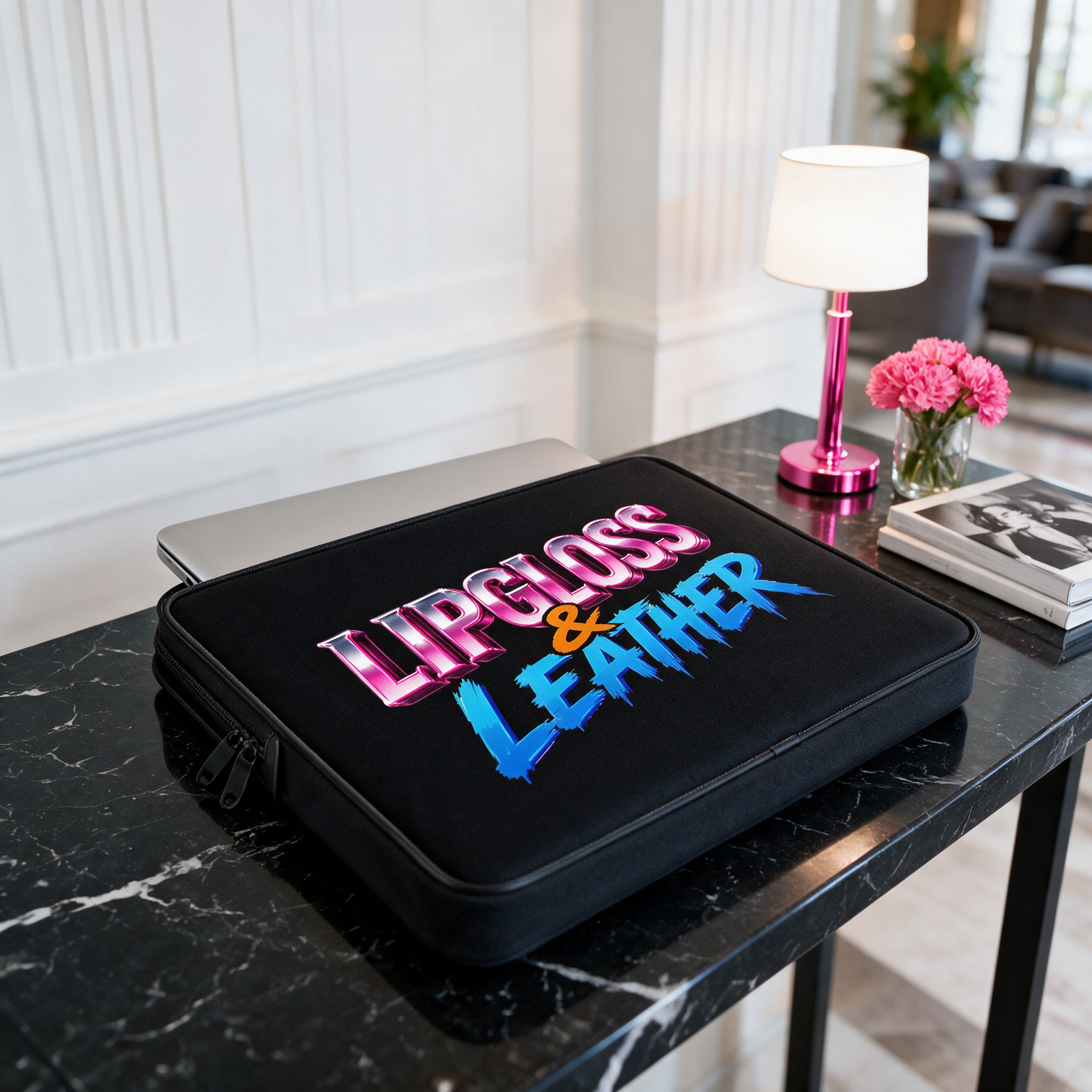 80s Anarchy: Lipgloss & Leather | Laptop Bags