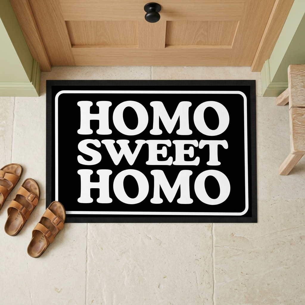 Queer Quotes: Homo Sweet Homo | Door Mats