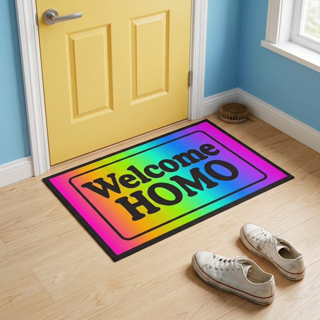 Queer Quotes: Welcome Homo | Door Mats