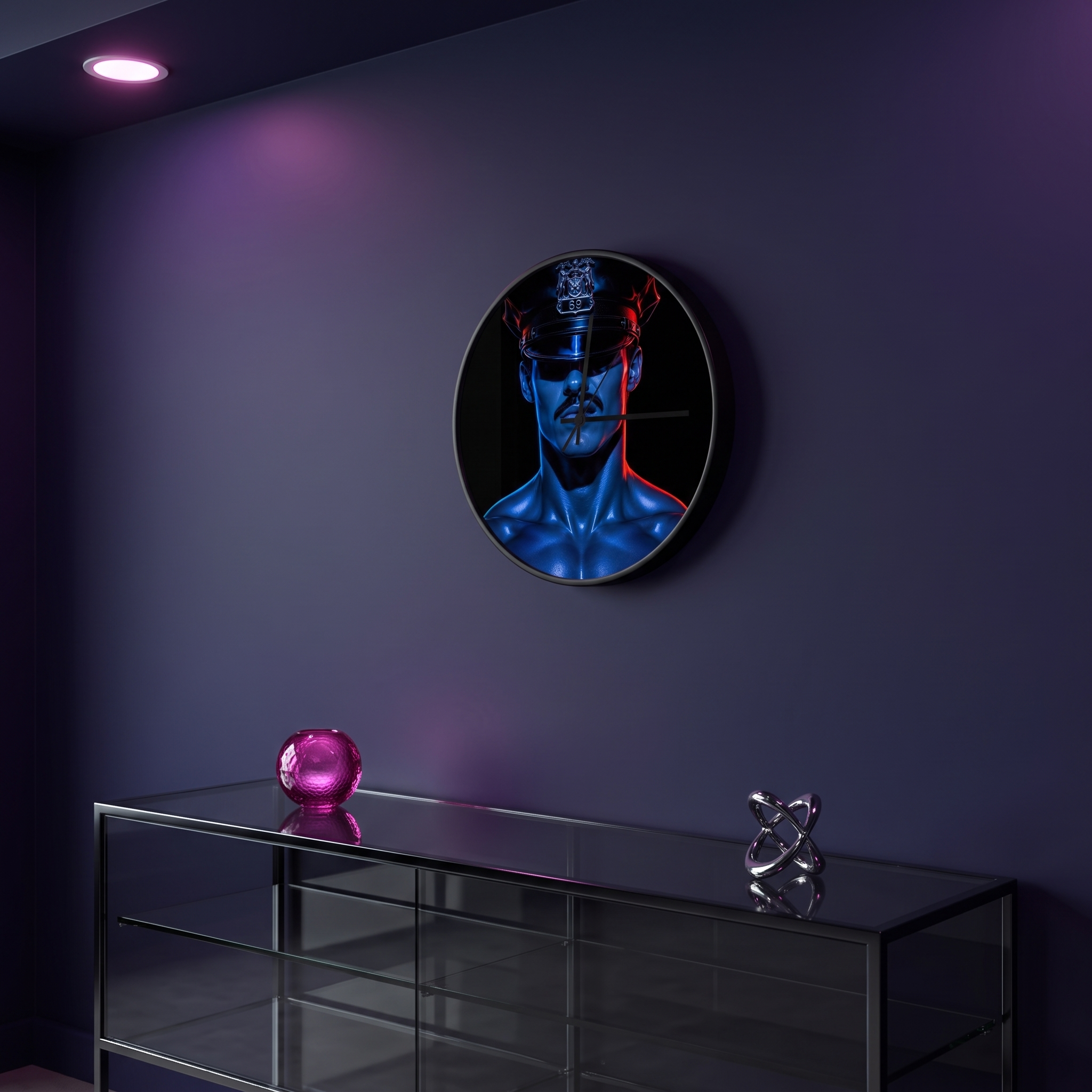 Wall Clocks | Cyber Queen Bent Cop