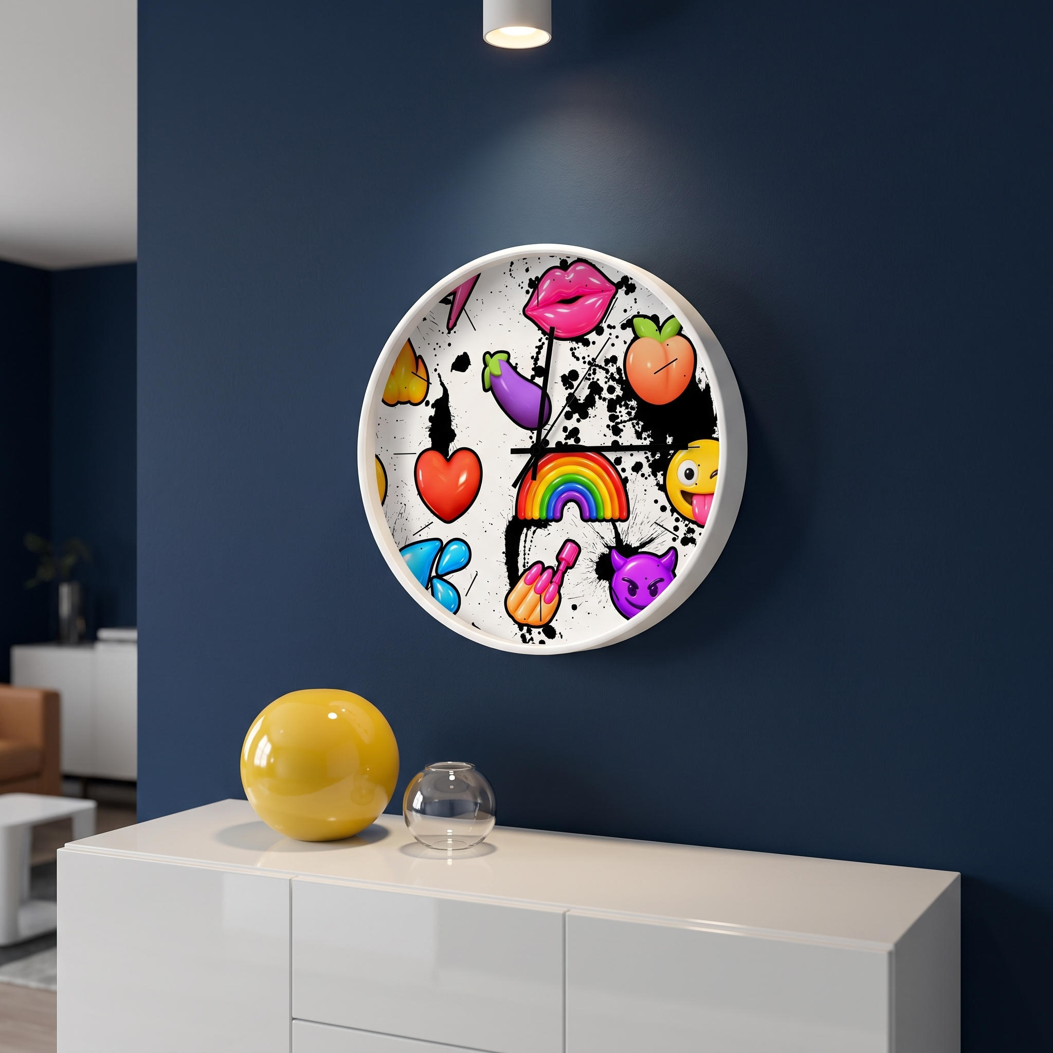 Wall Clocks | Bubble Emoji