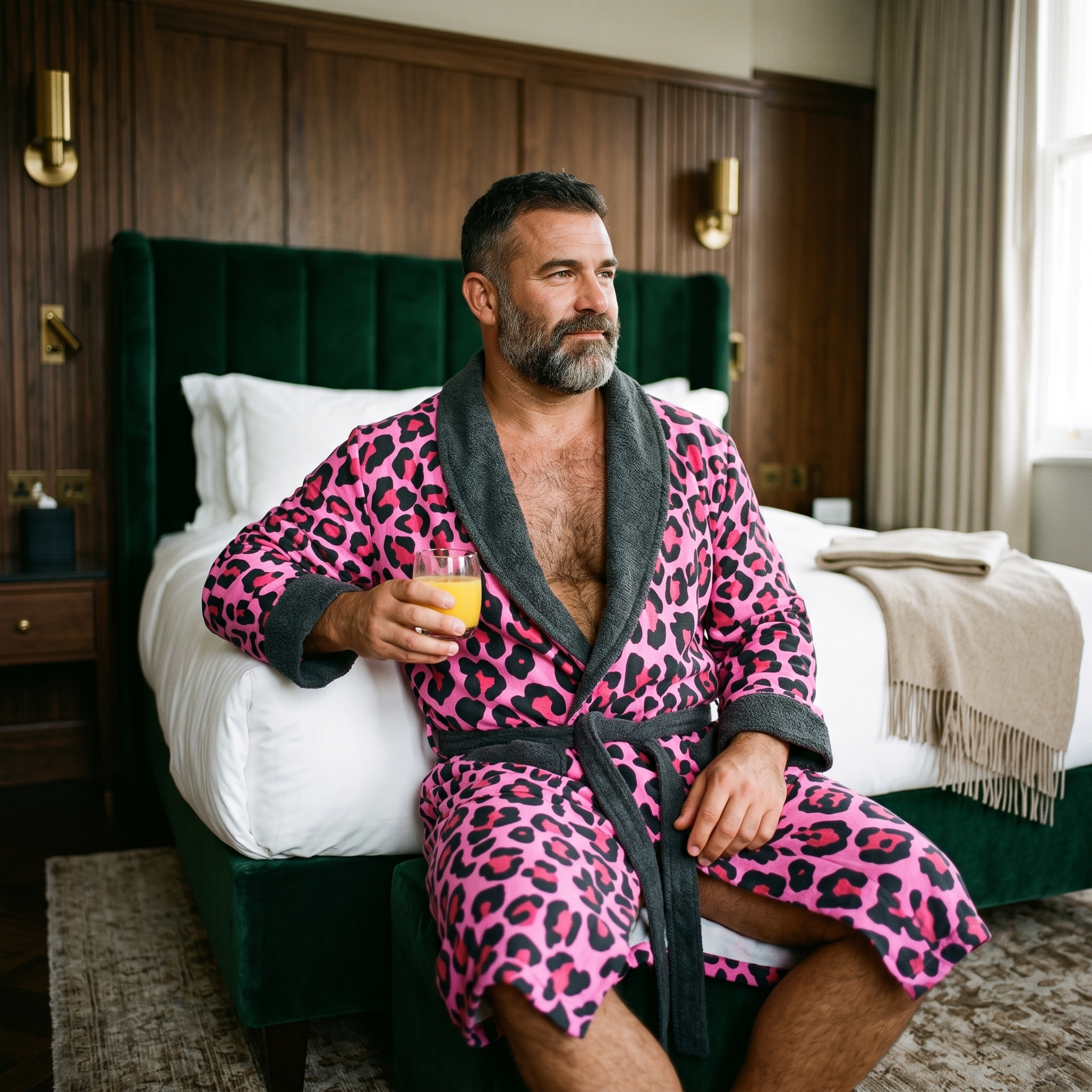 Dressing Gown | NQ Universe Pattern: Leopard