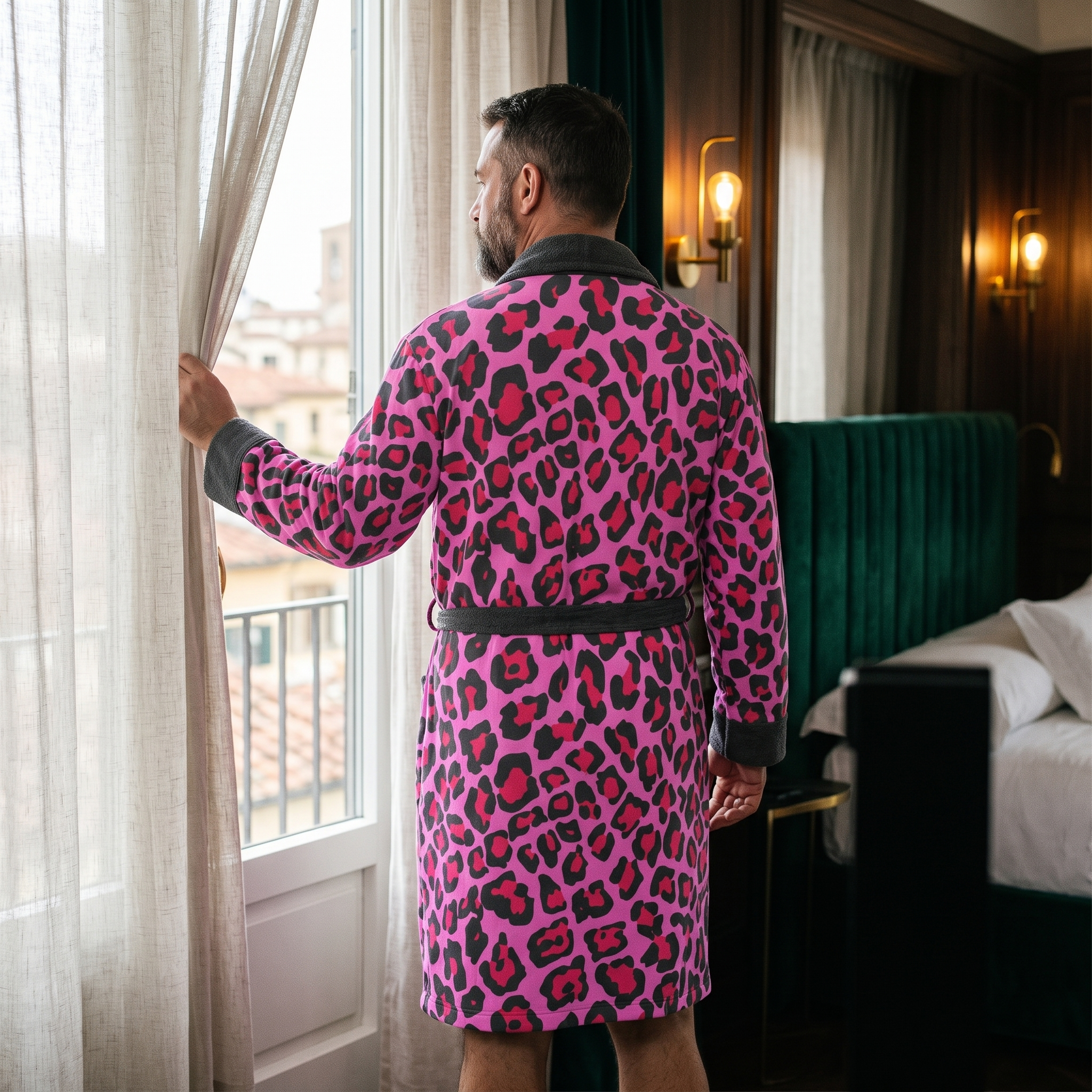 Dressing Gown | NQ Universe Pattern: Leopard