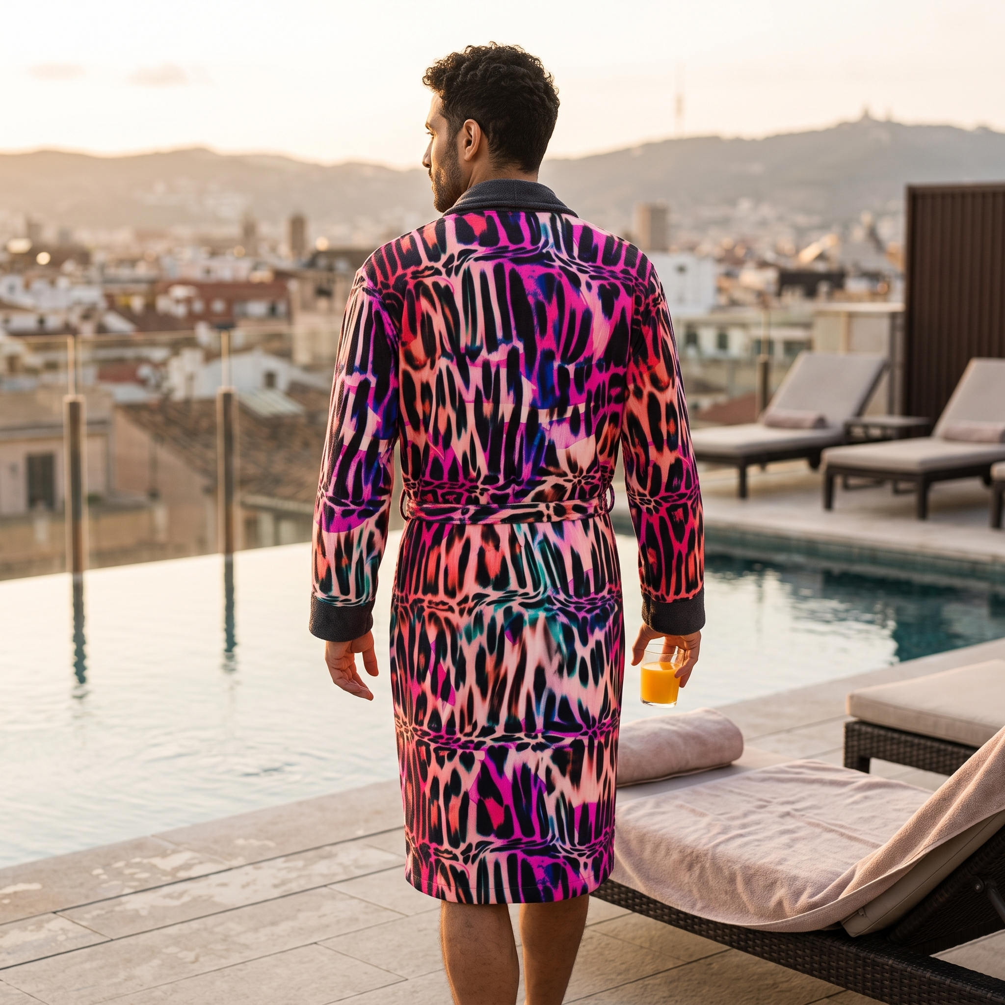 Dressing Gown | NQ Universe Pattern: Hyperpop Leopard