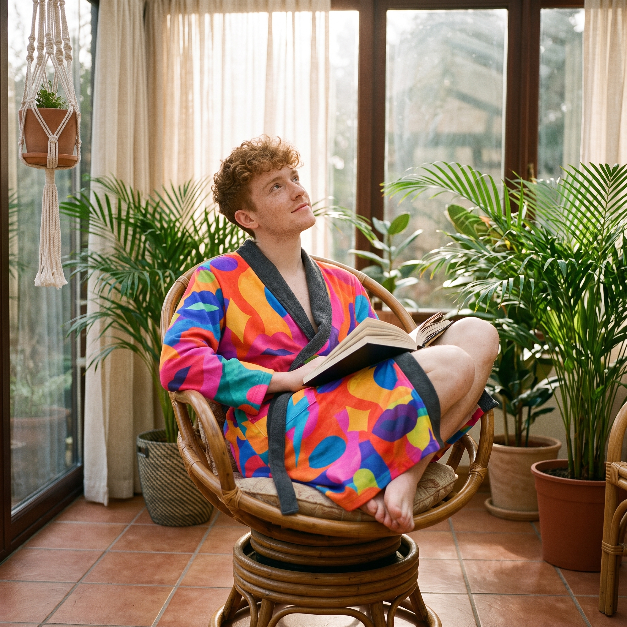Dressing Gown | NQ Universe Pattern: Pop Psychedelic