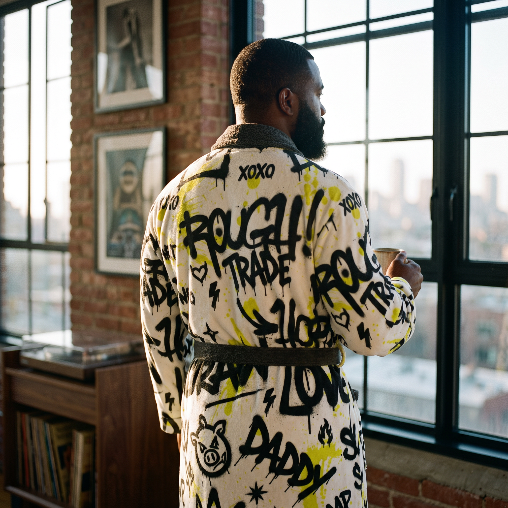 Dressing Gown | NQ Universe Pattern: Queer Graffiti