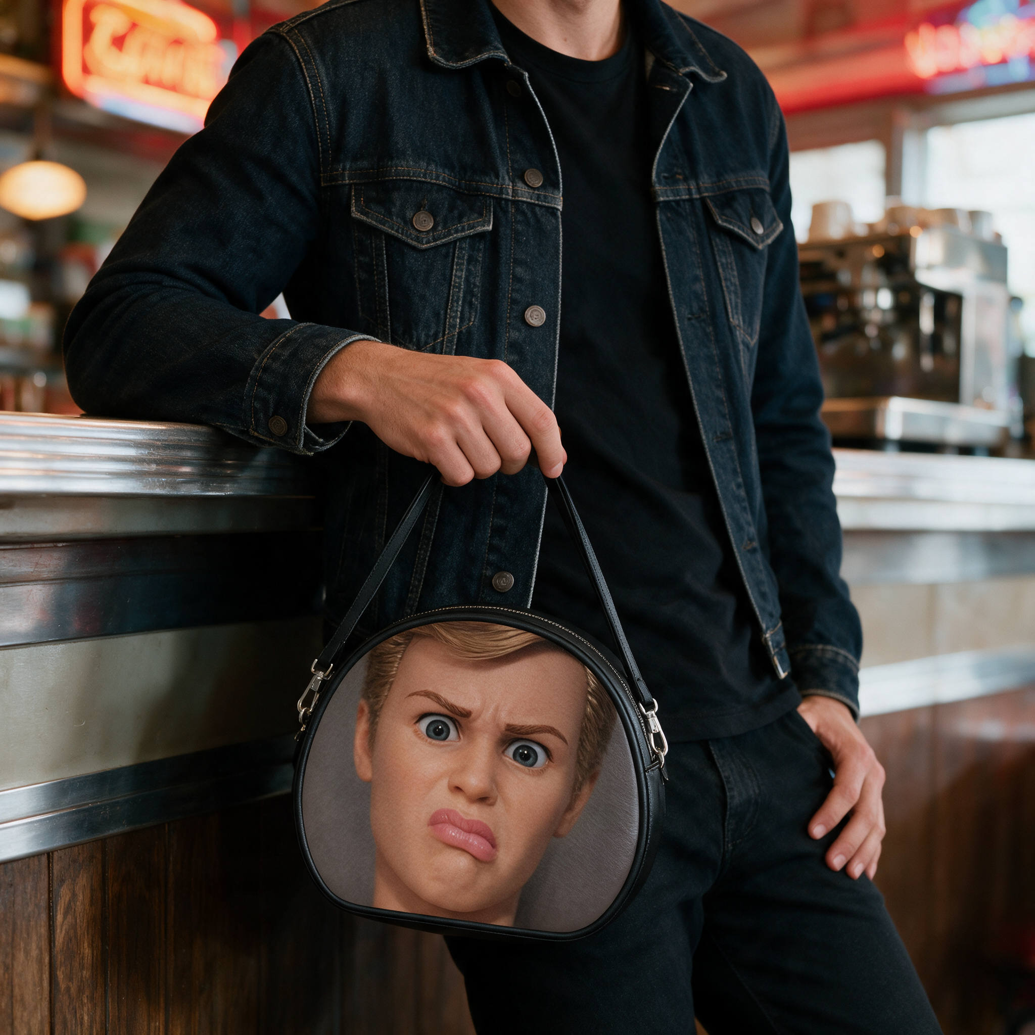Hot Mess: Kenny | Round Shoulder Bag