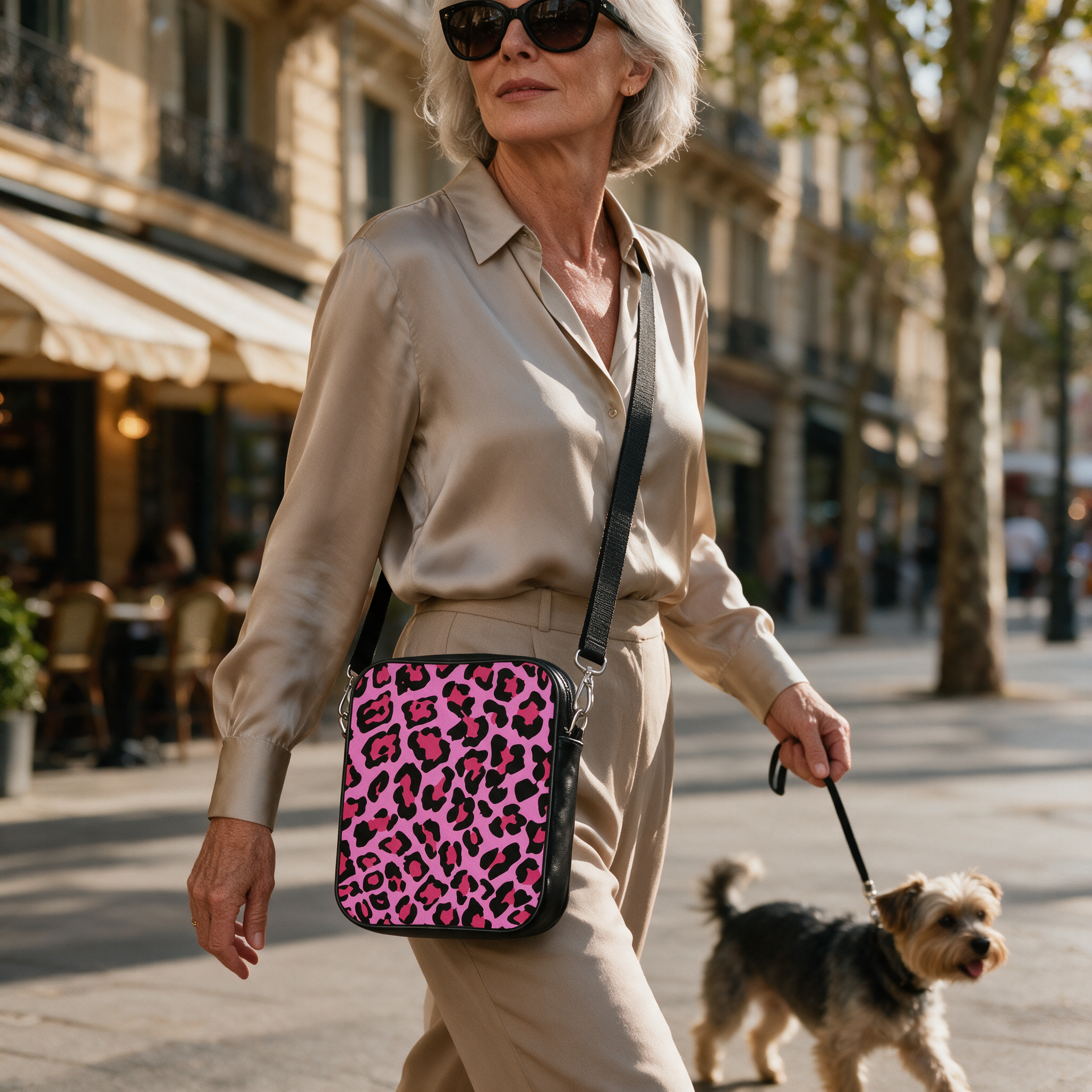 Shoulder Bag | NQ Universe Pattern: Leopard