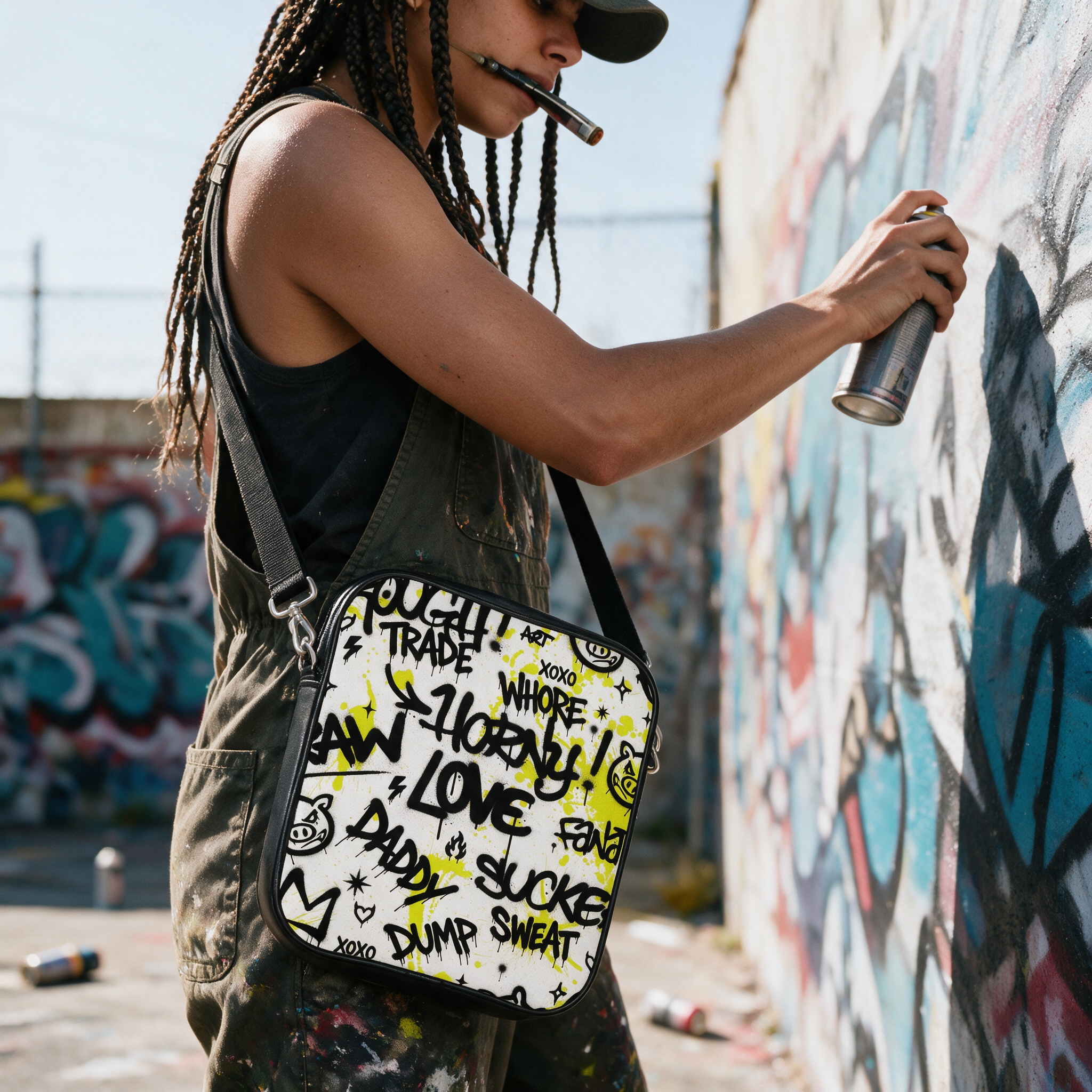 Shoulder Bag | NQ Universe Pattern: Queer Graffiti