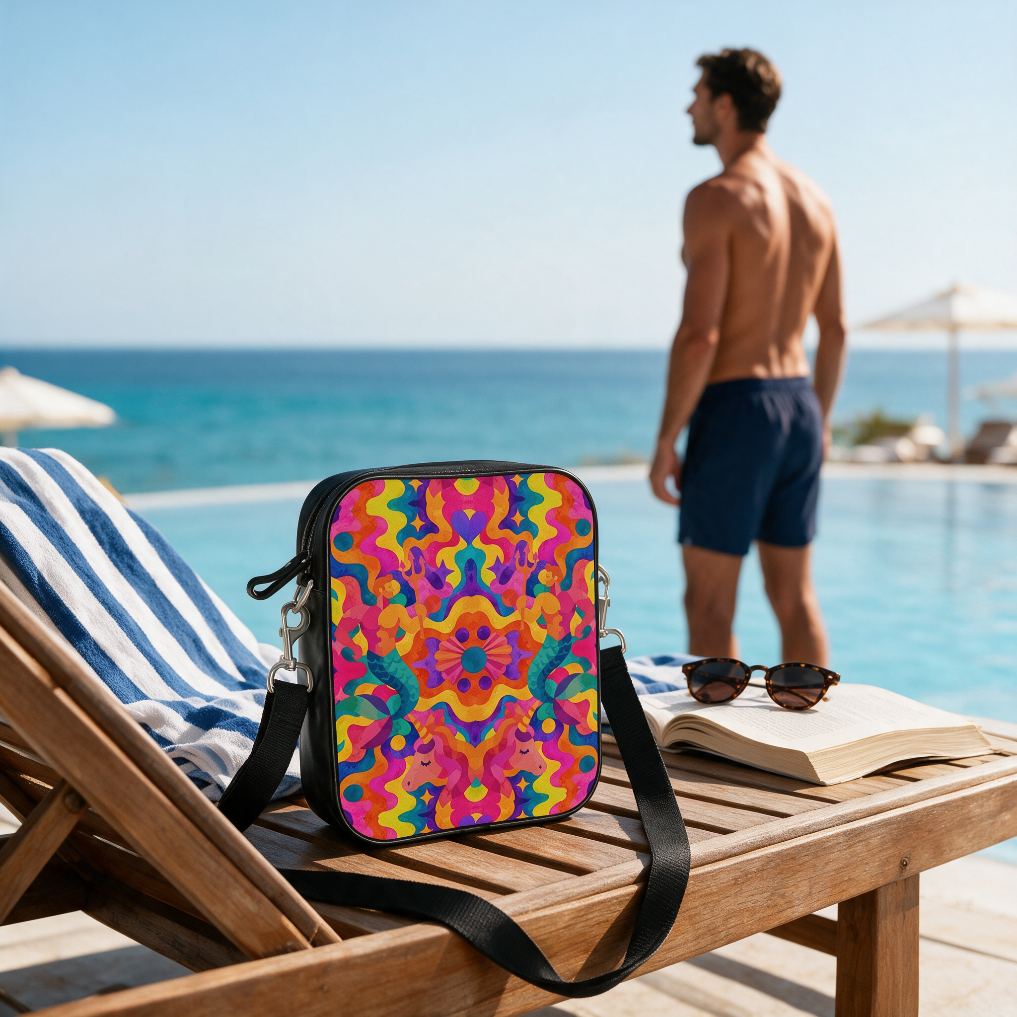 Shoulder Bag | NQ Universe Pattern: Atlantis Utopia