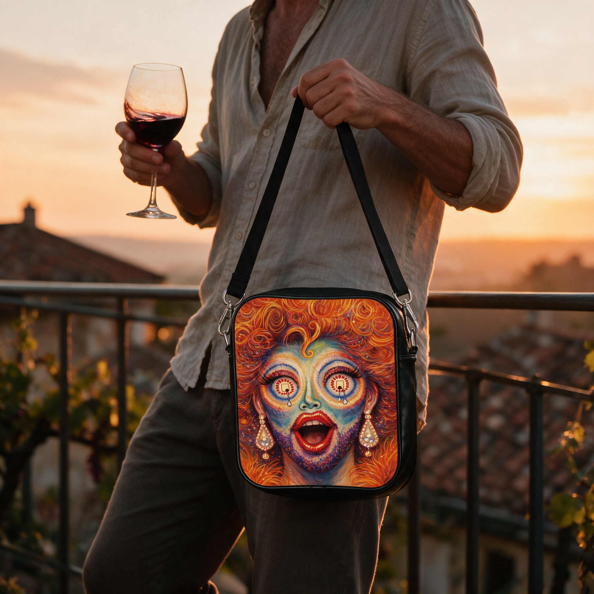 Icons on Acid: Divine Meltdown | Shoulder Bag