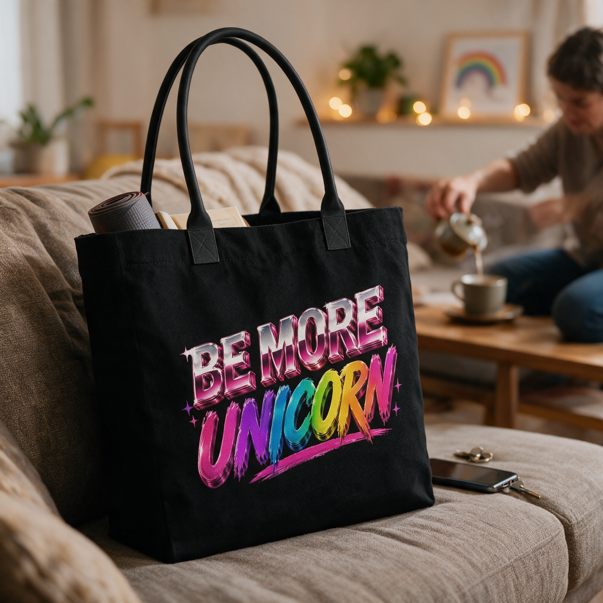 80s Anarchy: Be More Unicorn | Tote Bag