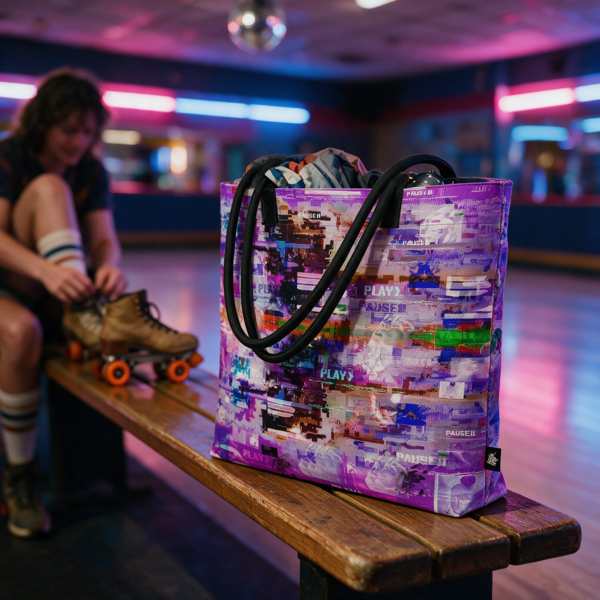 Tote Bag | NQ Universe Pattern: 80s Digi Porn