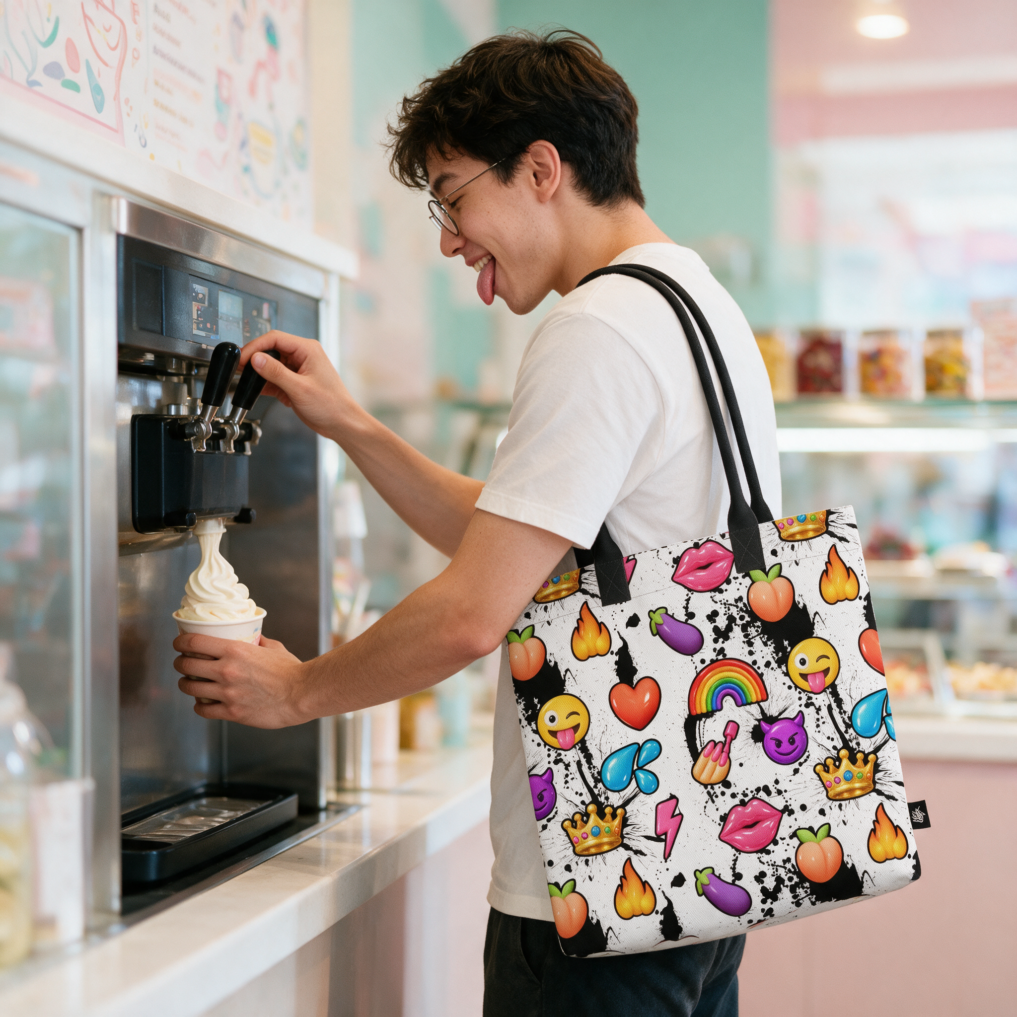 Tote Bag | NQ Universe Pattern: Emoji