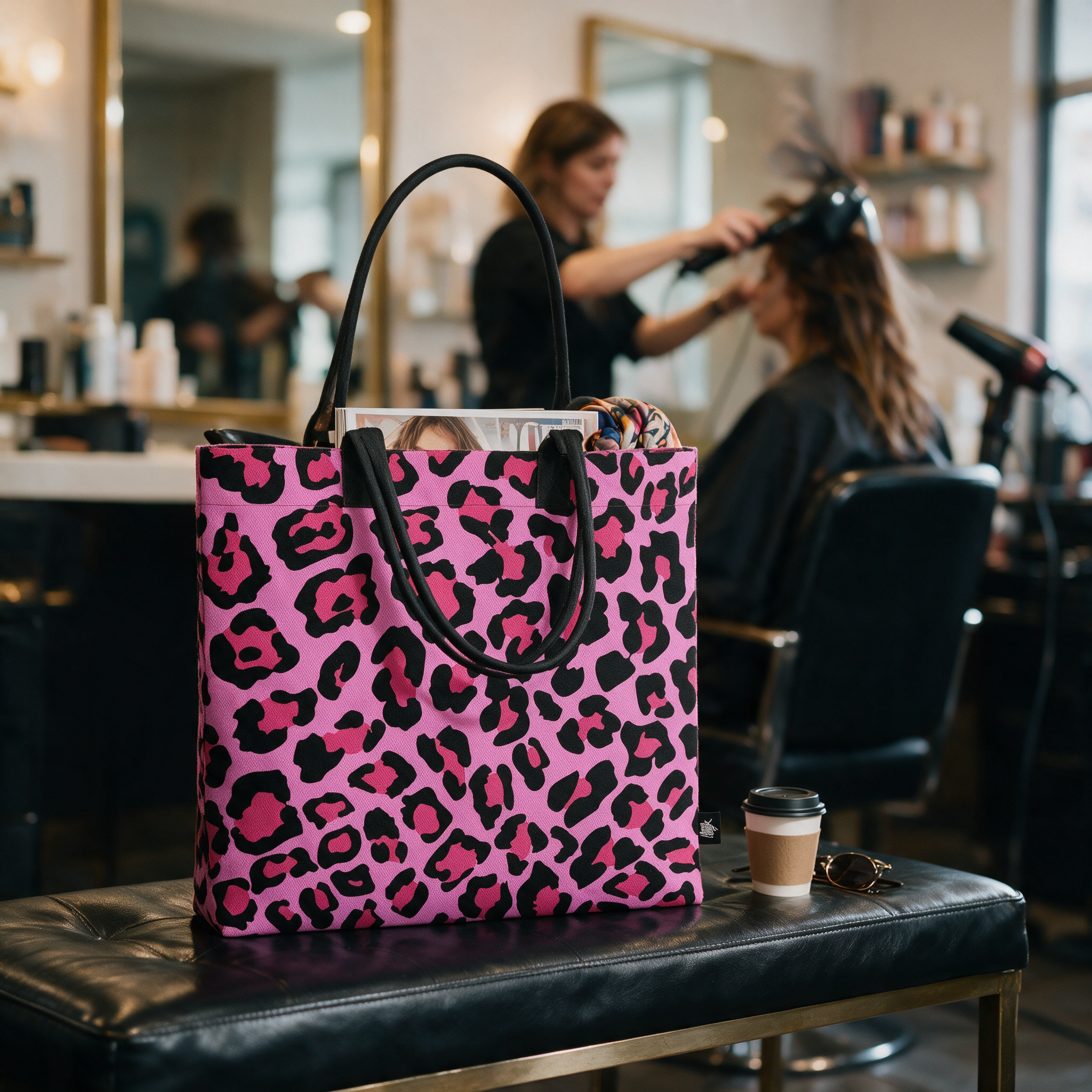 Tote Bag | NQ Universe Pattern: Leopard