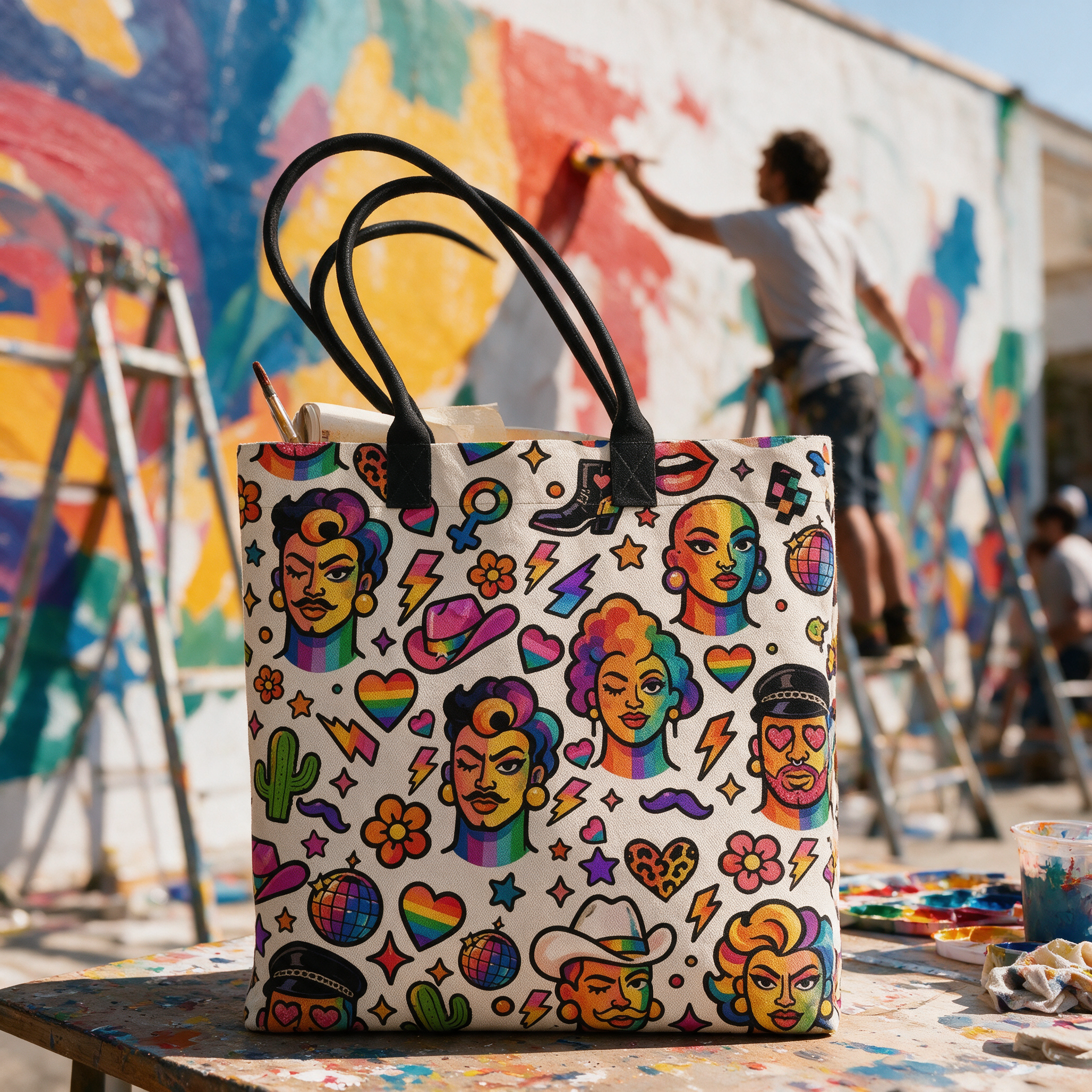 Tote Bag | NQ Universe Pattern: Proud Portraits