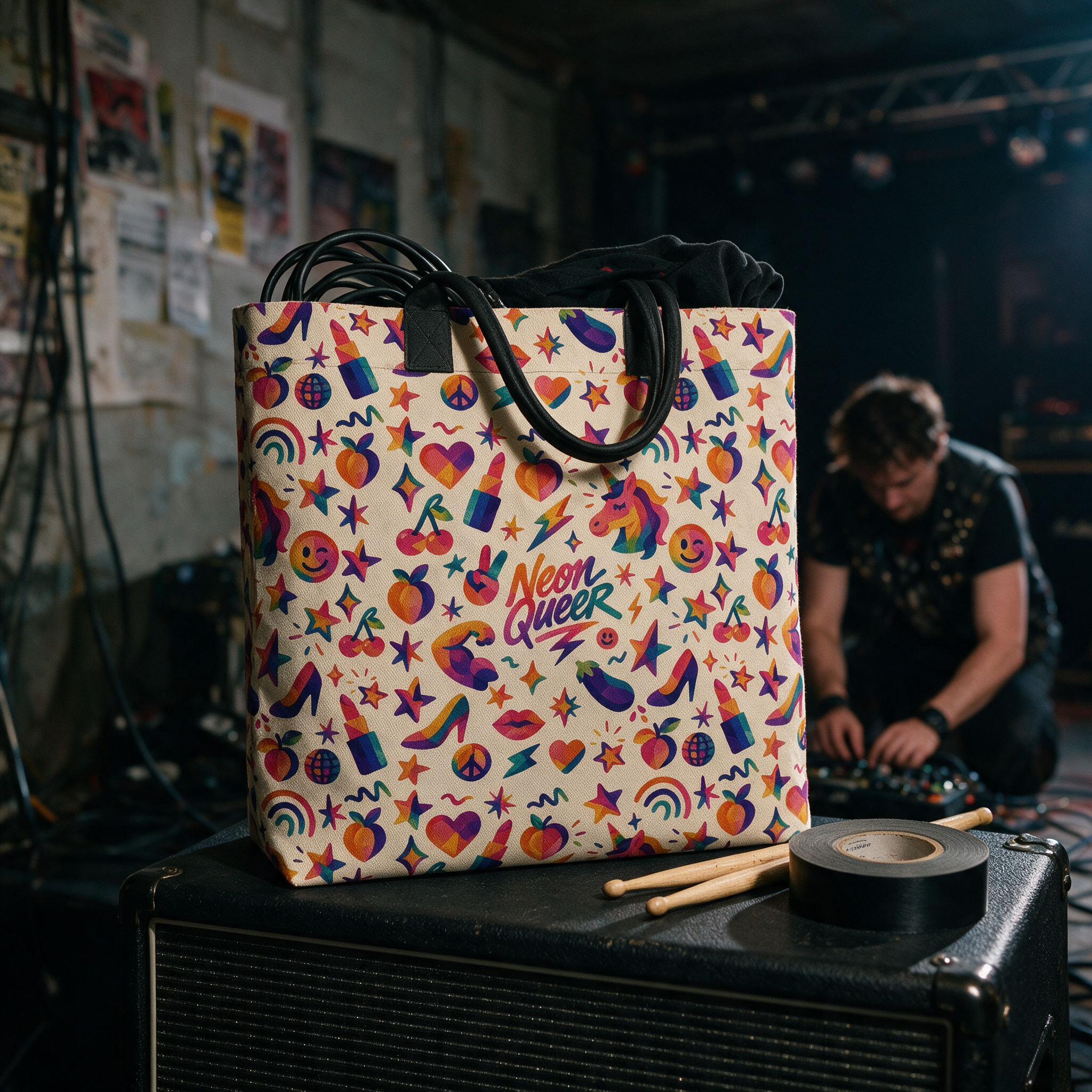 Tote Bag | NQ Universe Pattern: Queercore