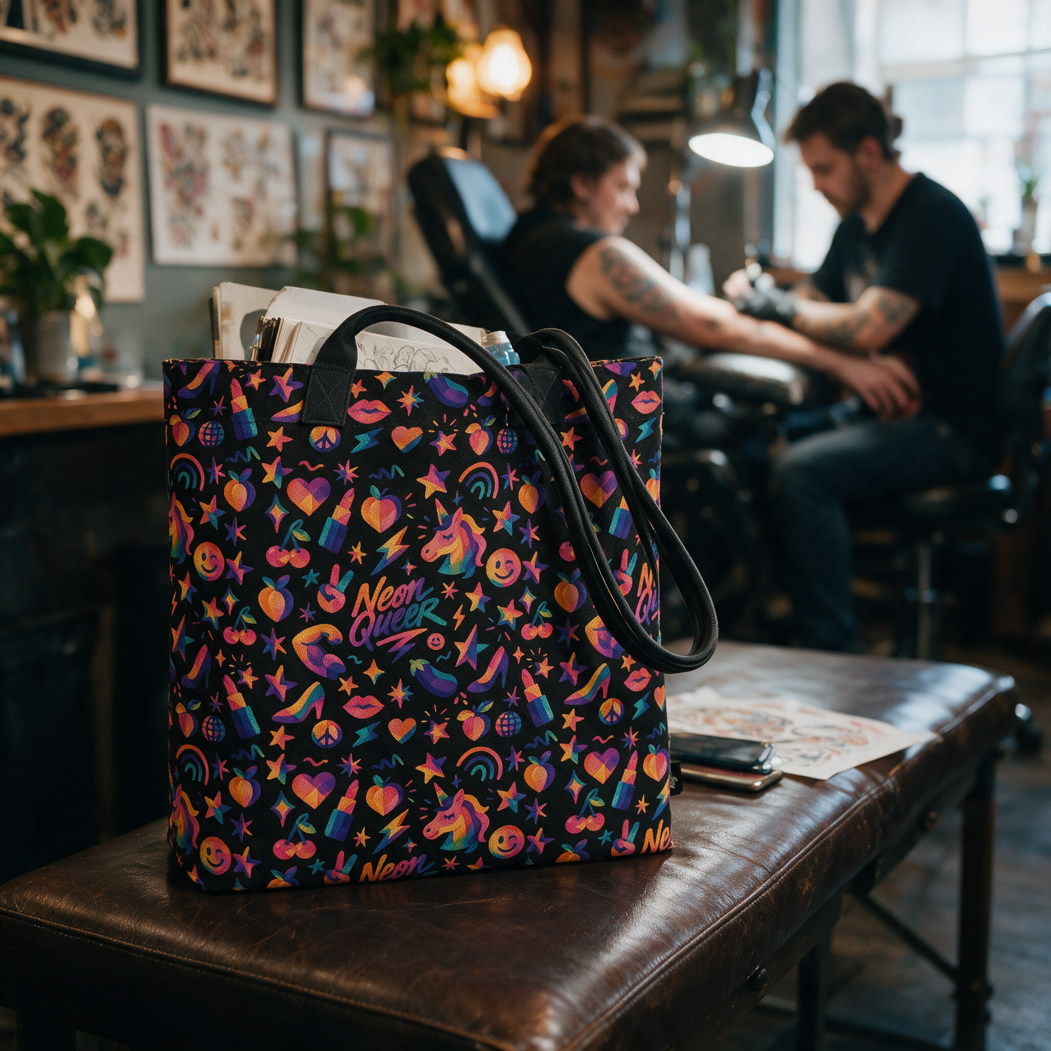 Tote Bag | NQ Universe Pattern: Queercore Alt
