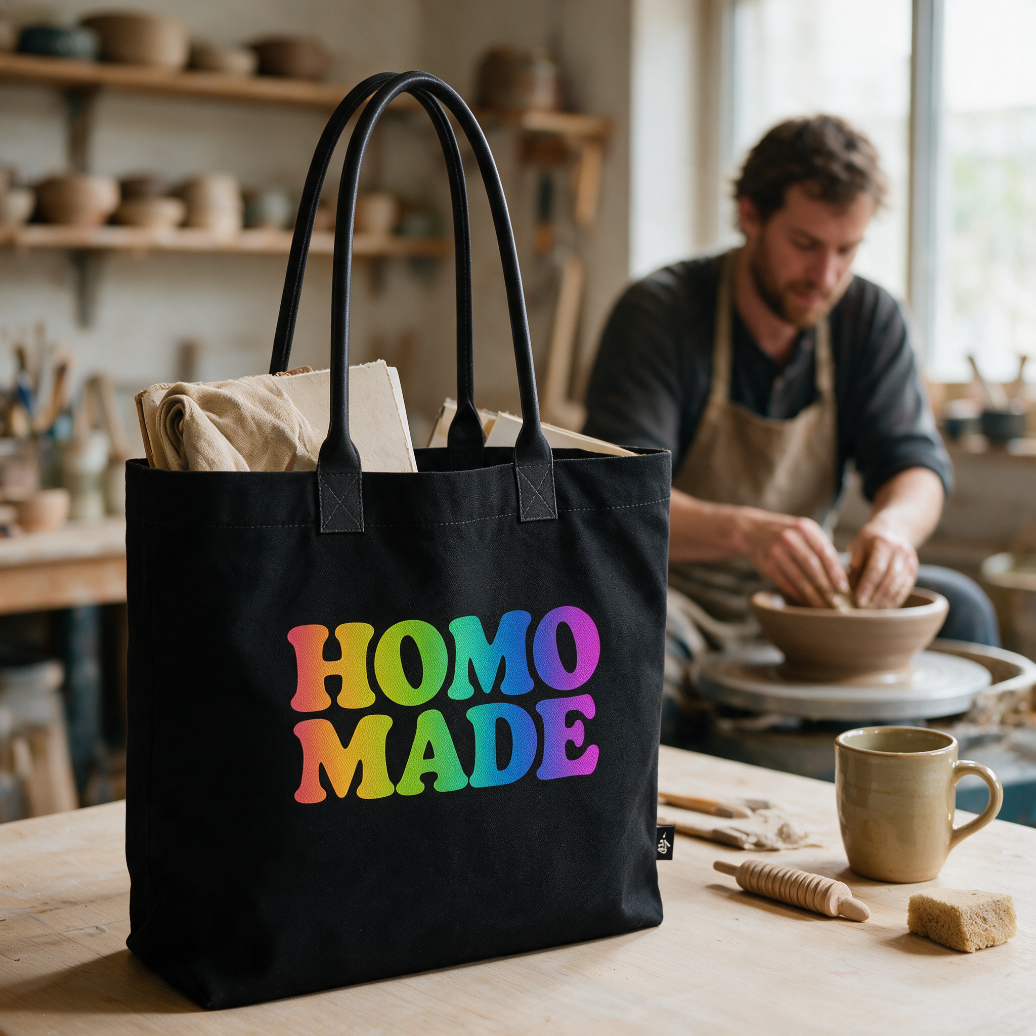 Queer Quotes: Homo Made | Tote Bag