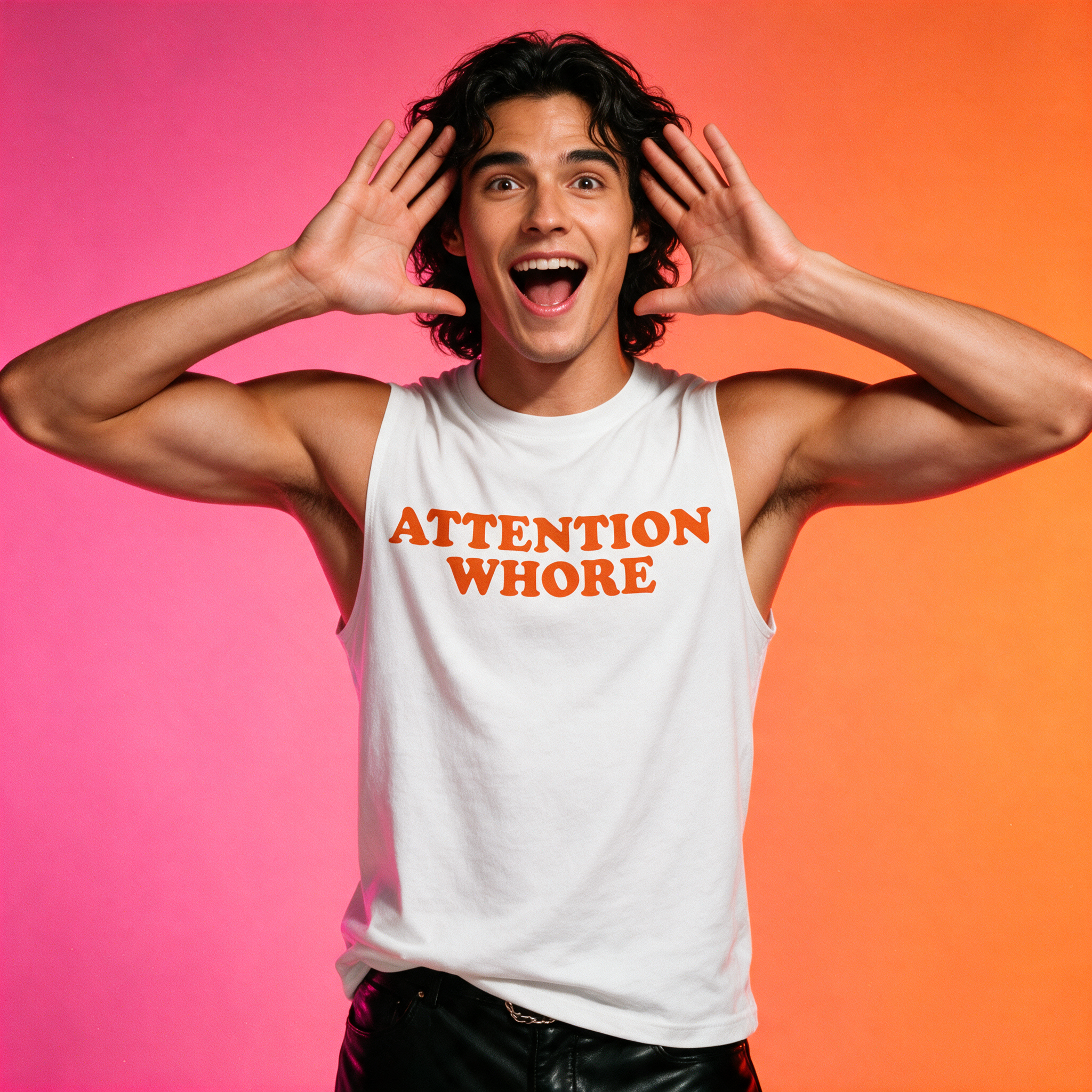 Queer Quotes: Attention Whore | Muscle Tee