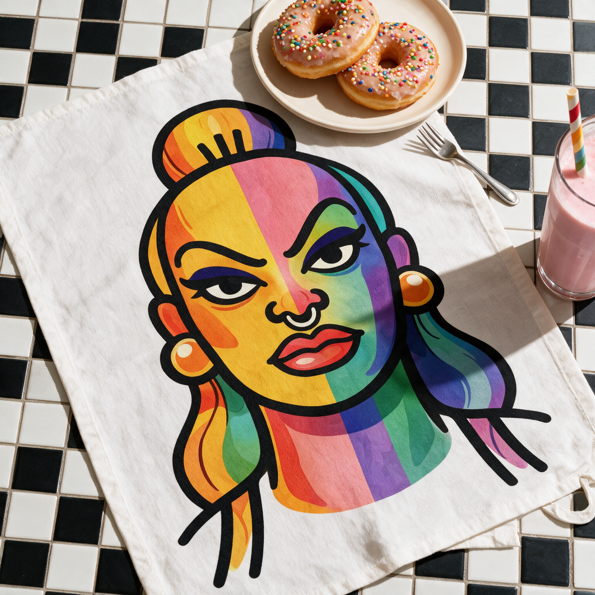 Tea Towels | Proud Portraits: Club Kid