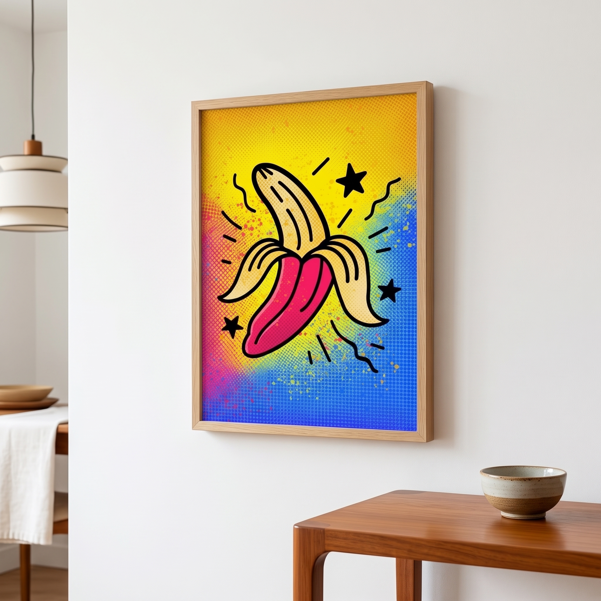 Fine Art Paper | Peel Me Banana (Halftone Ver.)