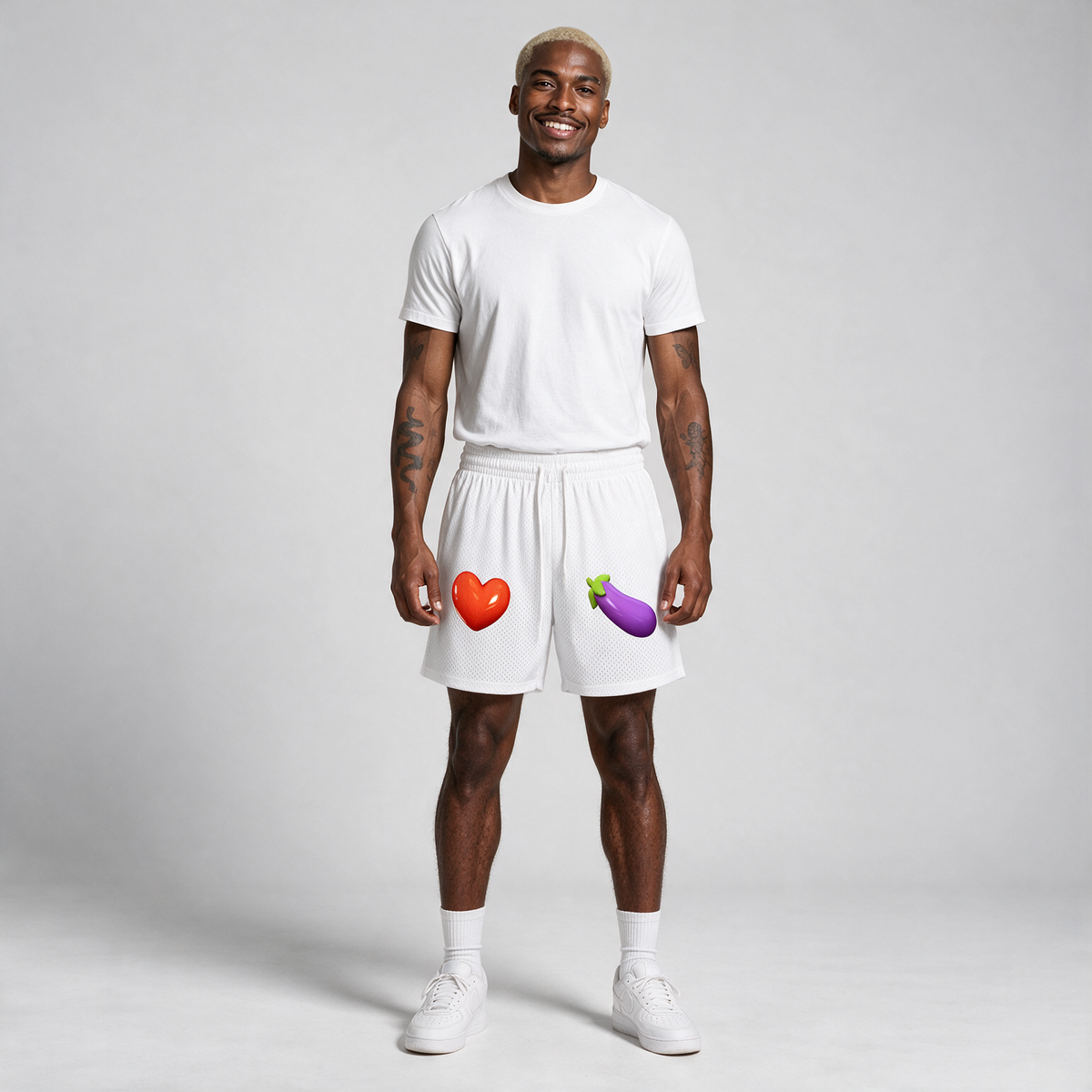 Heart Big Boys | Mesh Drawstring Shorts