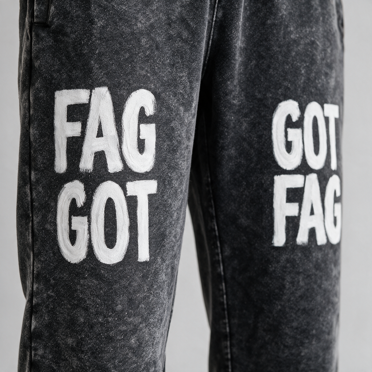 F*GGOT | Snow Wash Jogged Sweatpants
