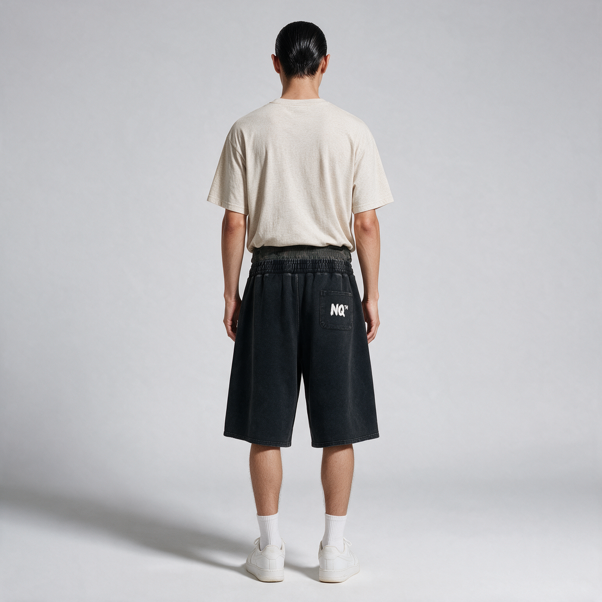 F*GGOT | Vintage Wash Wide Leg Shorts