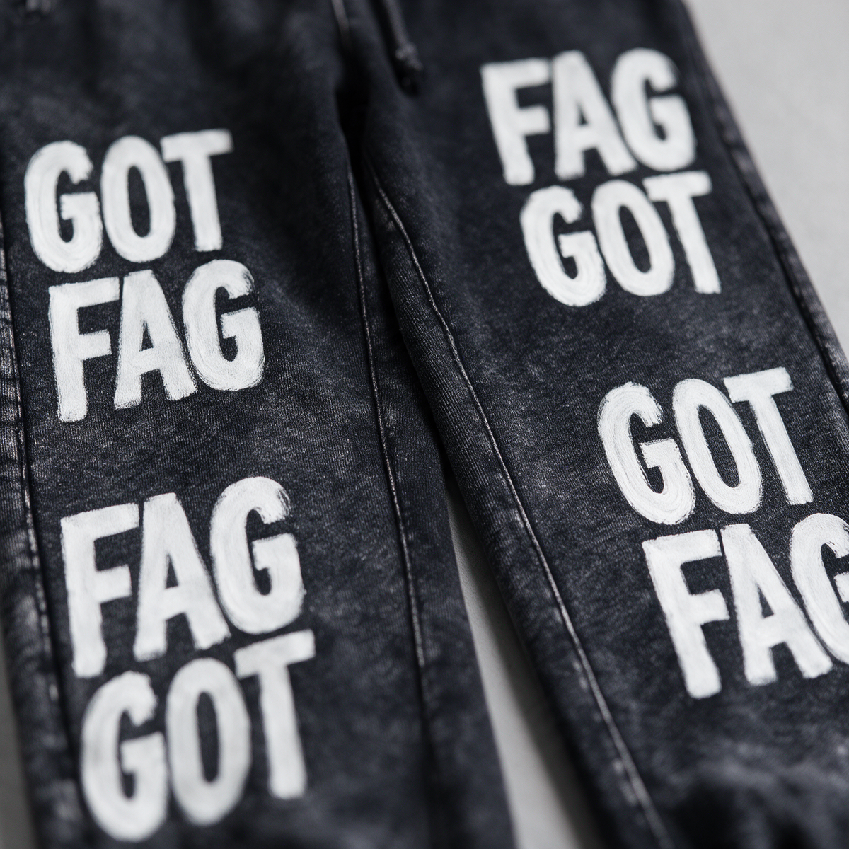F*GGOT | Snow Wash Heavyweight Jogged Sweatpants