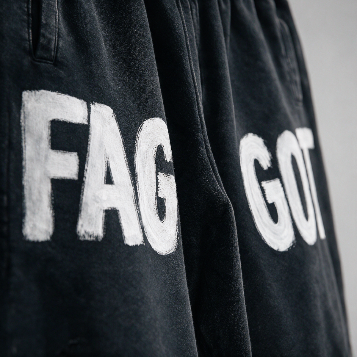 F*GGOT | Vintage Wash Wide Leg Shorts