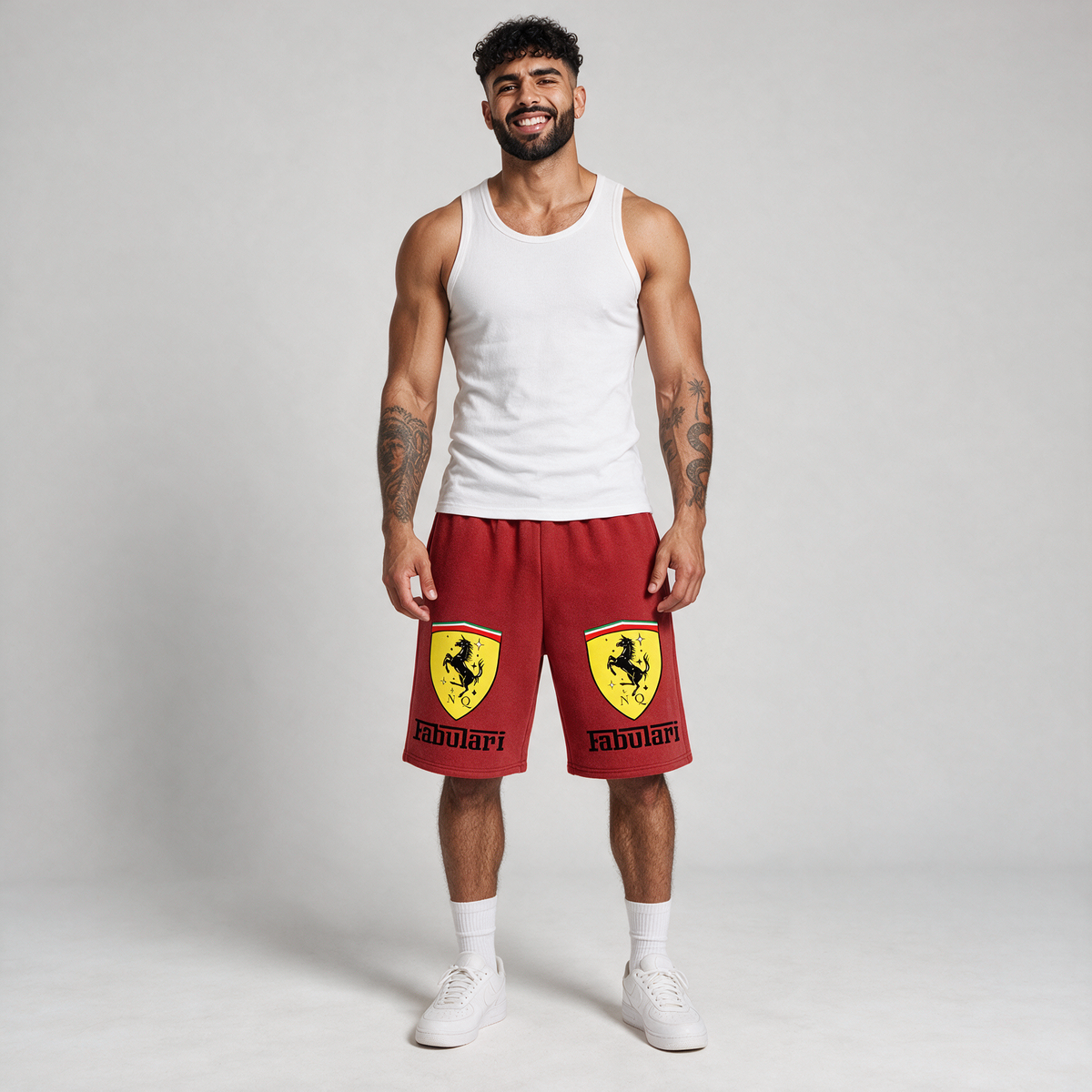Fabulari | Unisex Raw Edge Fleece Shorts