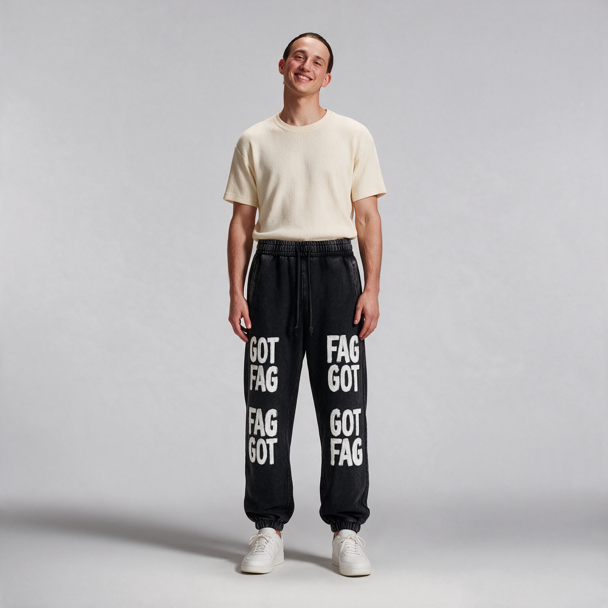 F*GGOT | Snow Wash Heavyweight Jogged Sweatpants