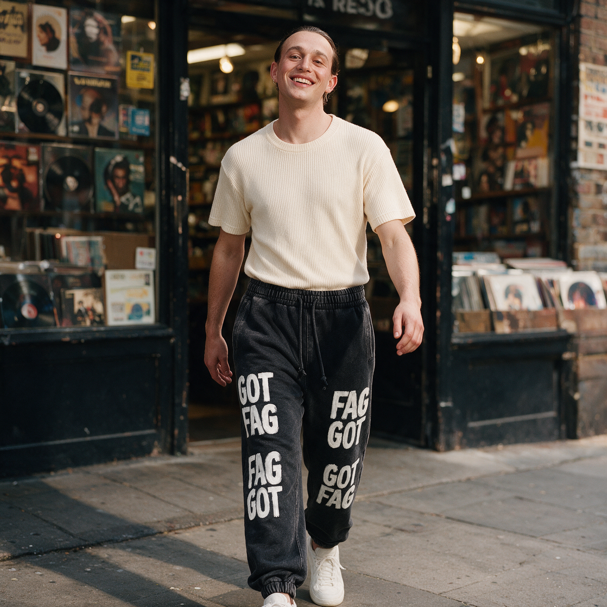 F*GGOT | Snow Wash Heavyweight Jogged Sweatpants