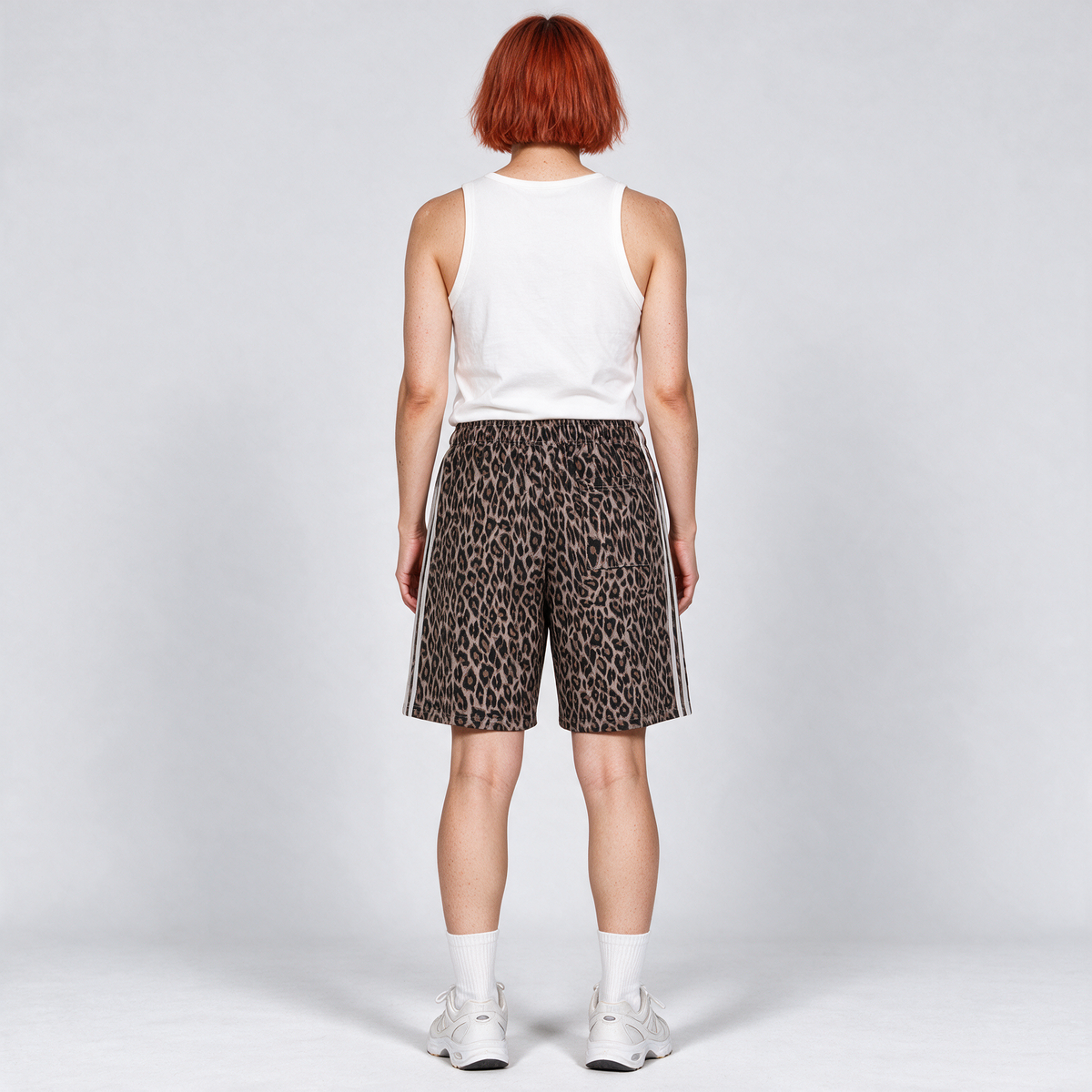 F*GGOT | Unisex Heavyweight Leopard Drawstring Shorts