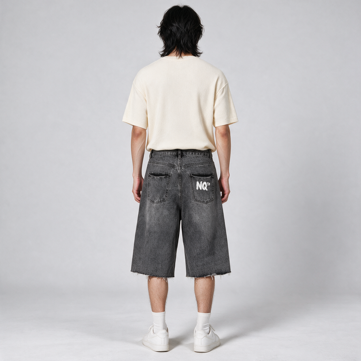 F*GGOT | Vintage Wide Leg Denim Shorts