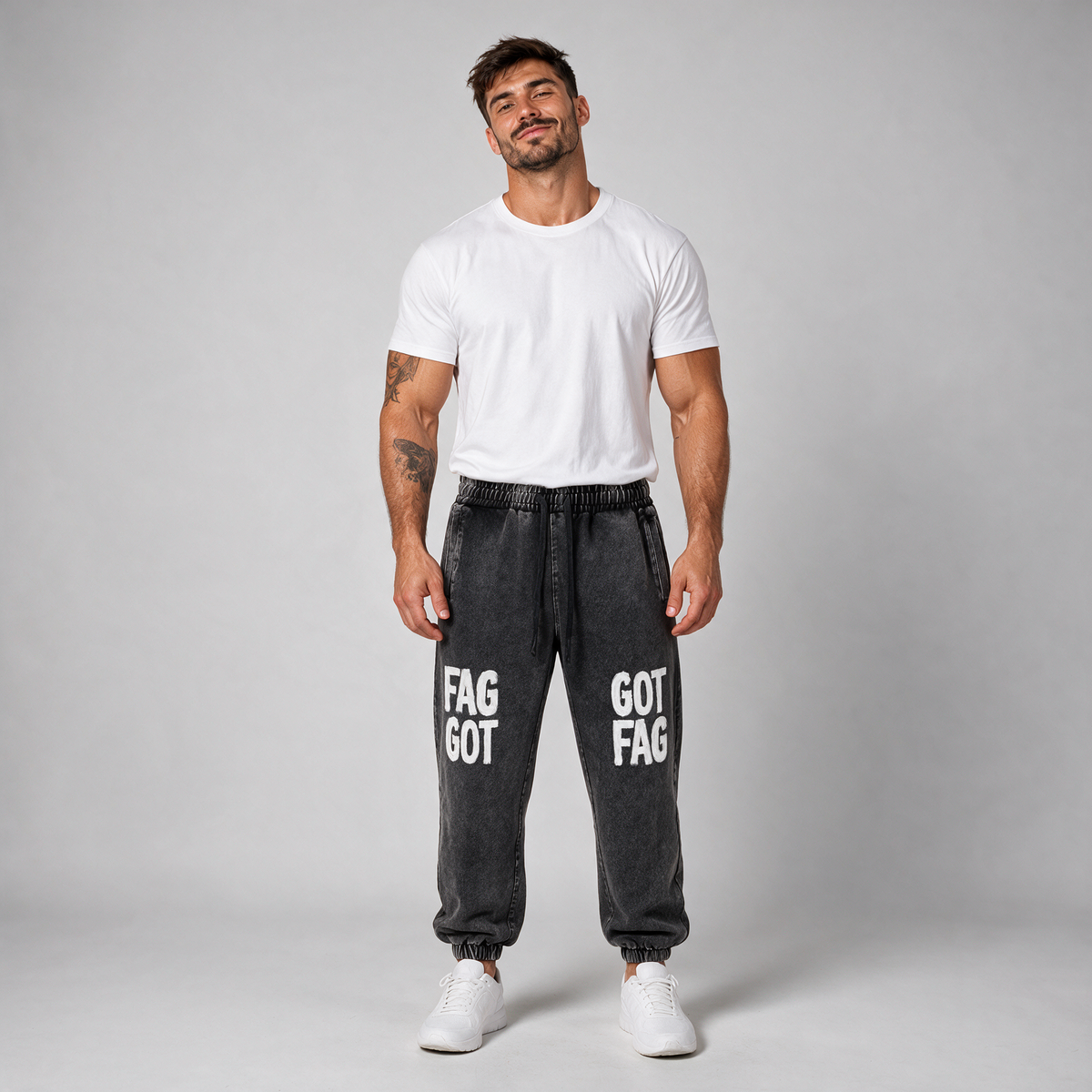 F*GGOT | Snow Wash Jogged Sweatpants