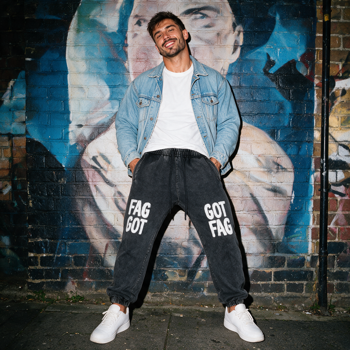 F*GGOT | Snow Wash Jogged Sweatpants
