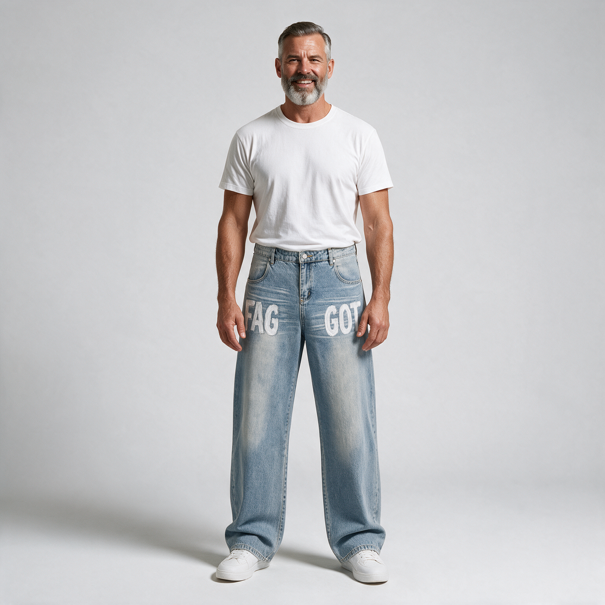 F*GGOT | Enzyme Wash Wide Leg Jeans