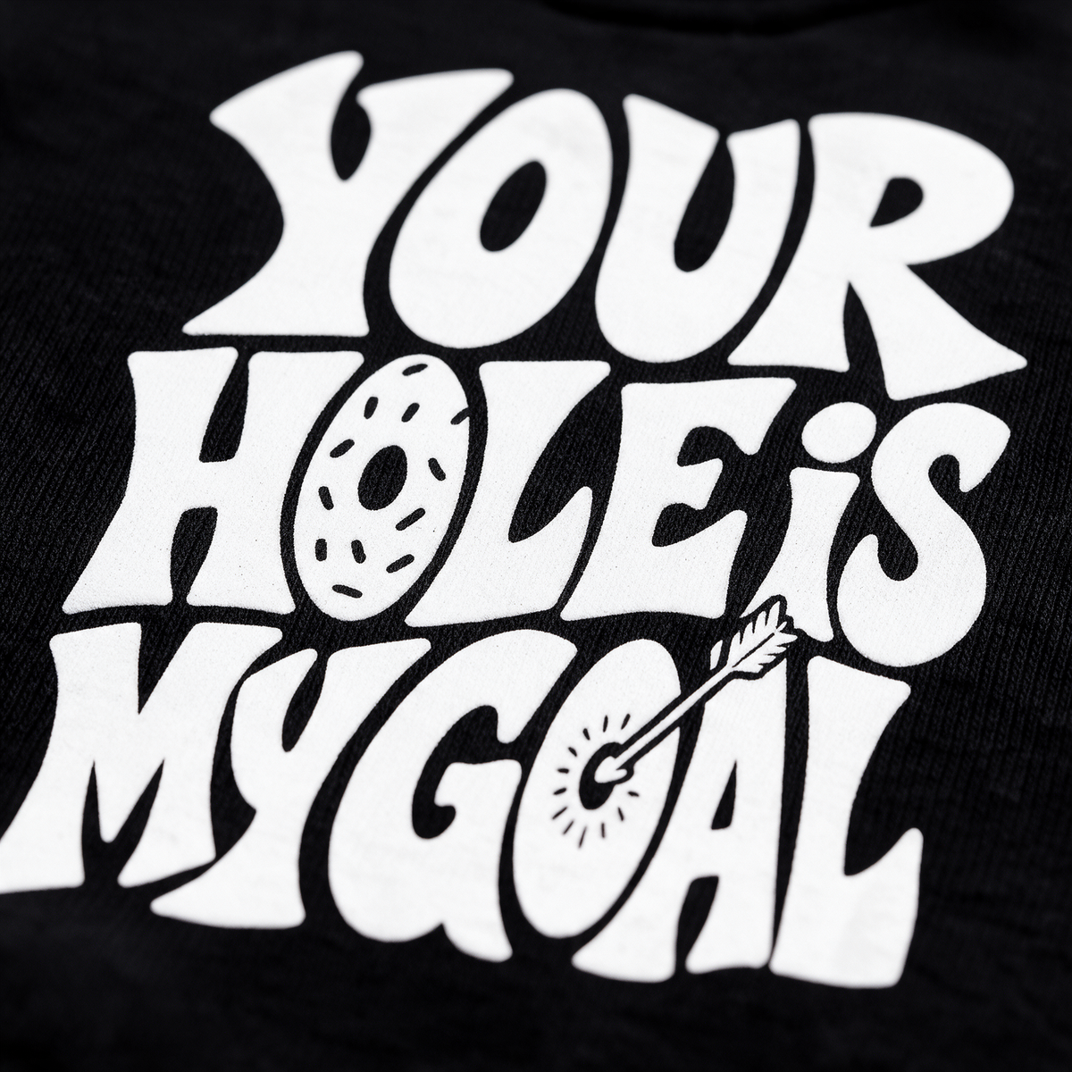 Your Hole Is My Goal | Fleeced Boxy Hoodie