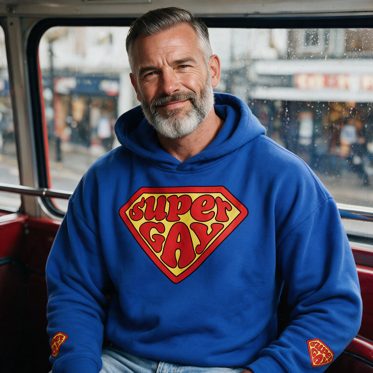 NeonQueer,SuperQueer,OversizedHoodie,QueerFashion,LGBTQClothing,StatementHoodie,Streetwear,AlternativeFashion,QueerStyle,FleeceHoodie