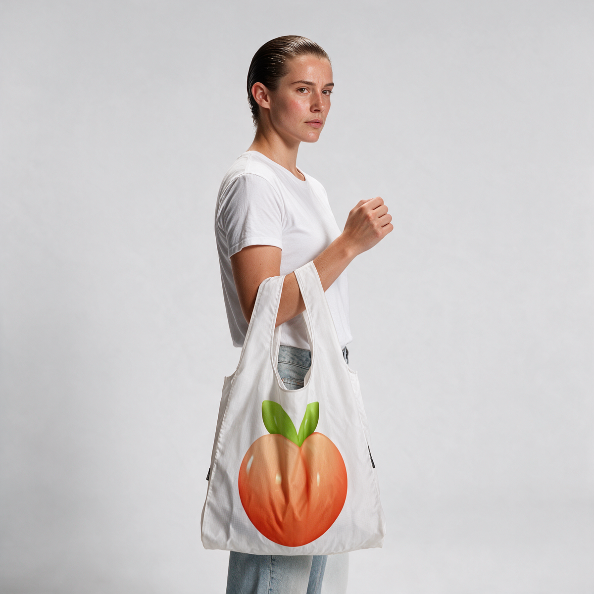 Peachy | Parachute Shopping Bag
