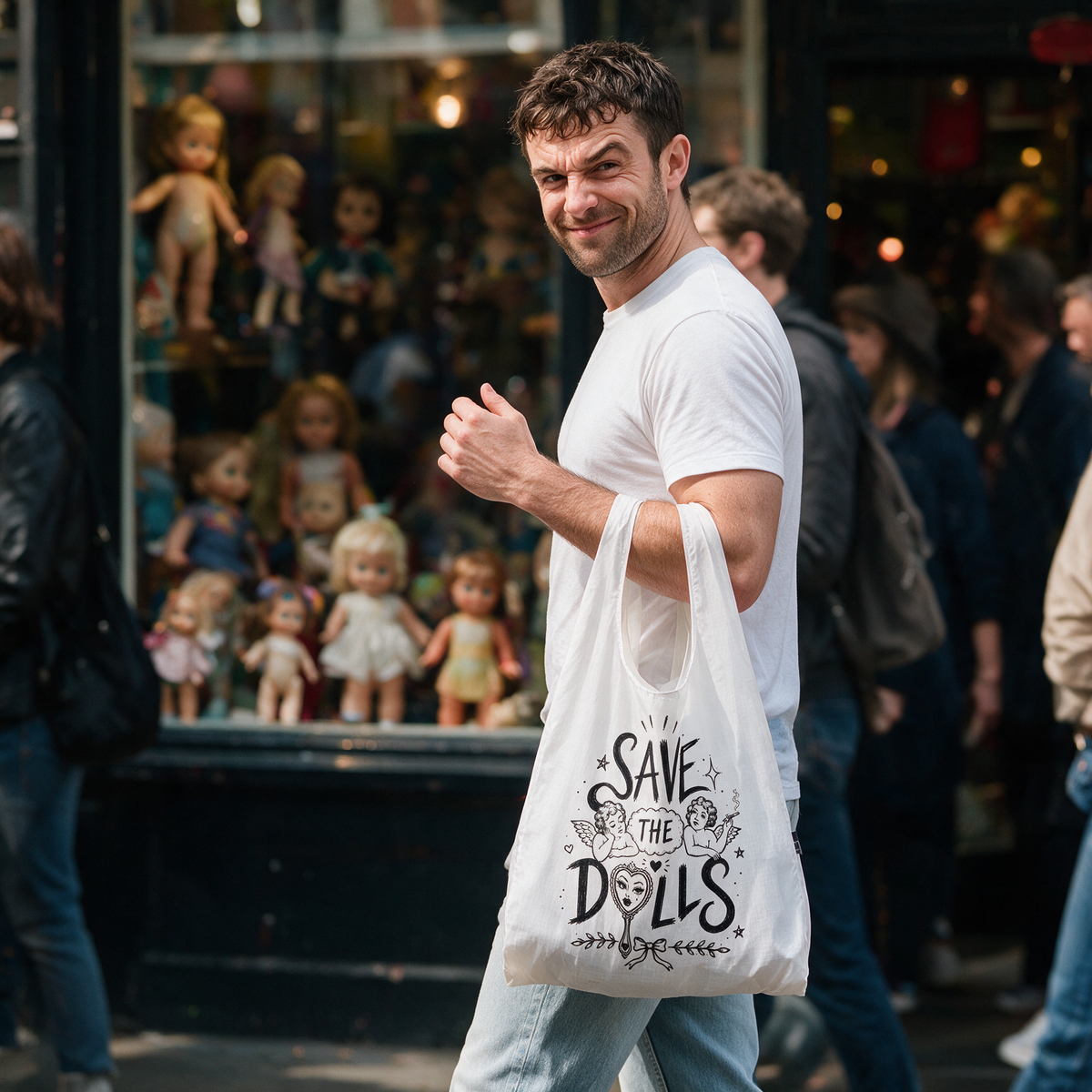Protect The Dolls | Parachute Shopping Bag