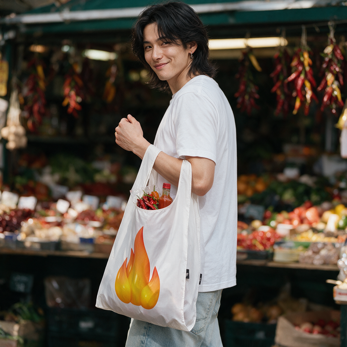 Flamin' Hot | Parachute Shopping Bag