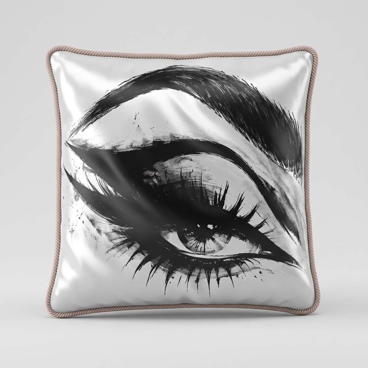 Side Eye (Left) | Silk Cushion
