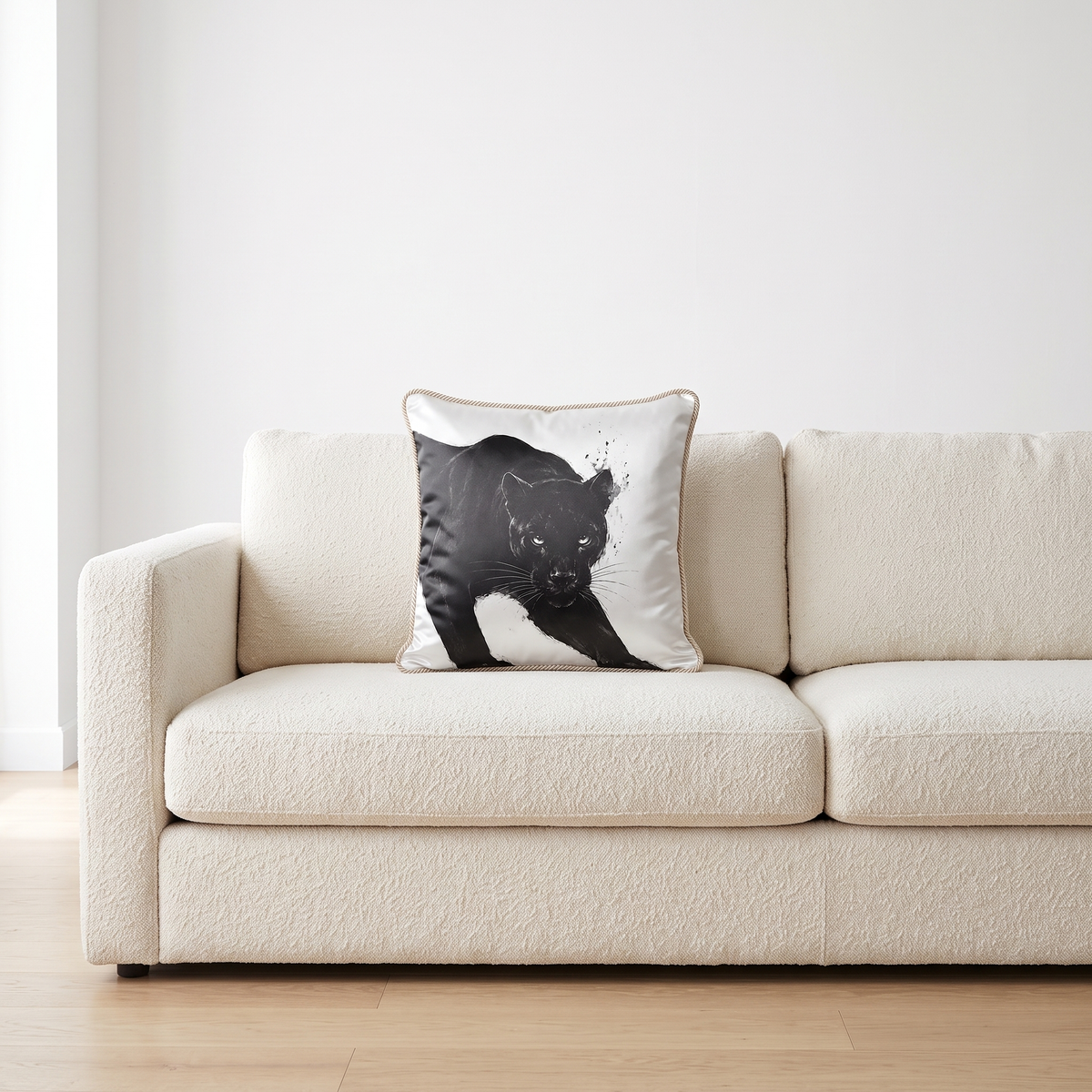 Black Panther (Head) | Silk Cushion