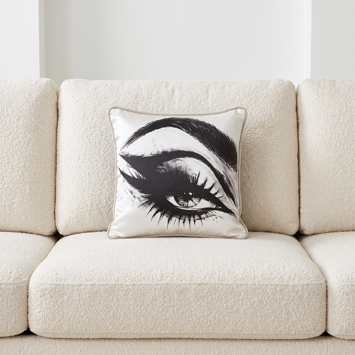 Side Eye (Left) | Silk Cushion