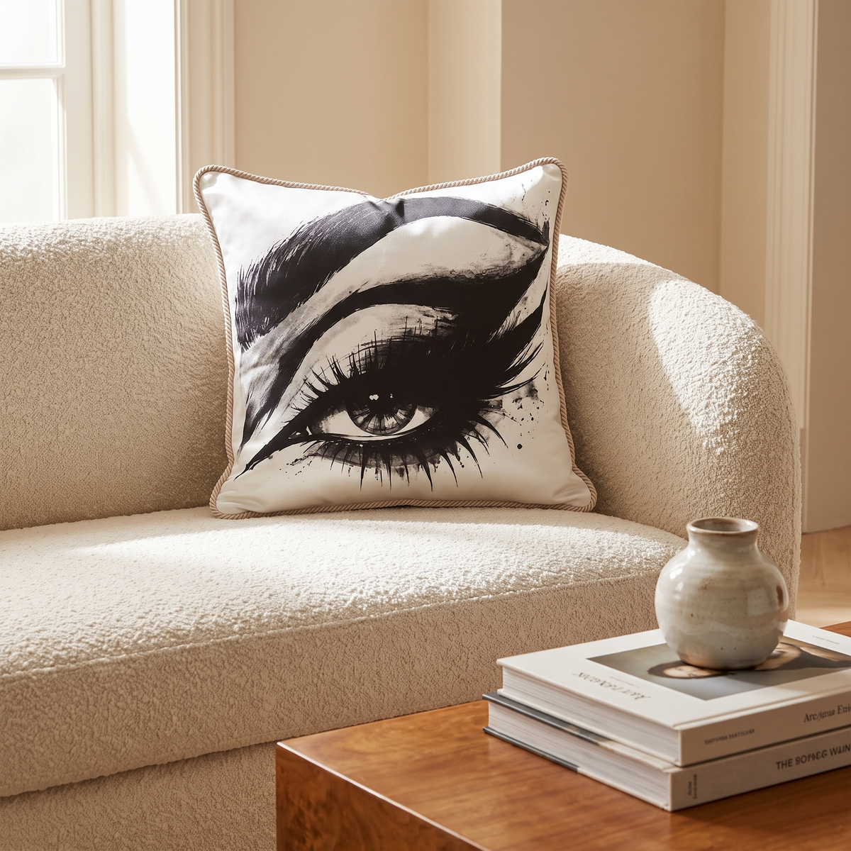 Side Eye (Right) | Silk Cushion